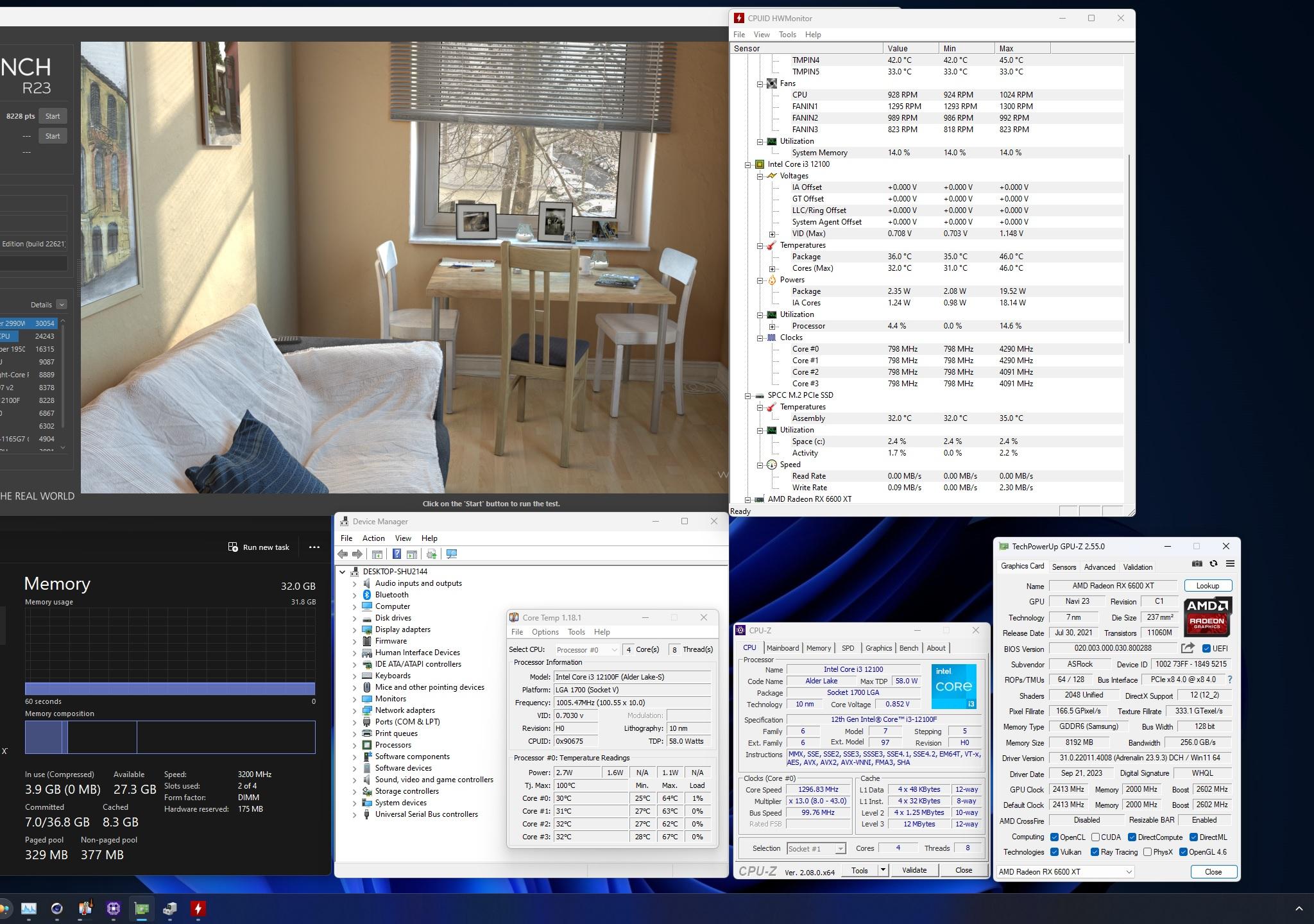 NoN RGB 12100F + 6600XT