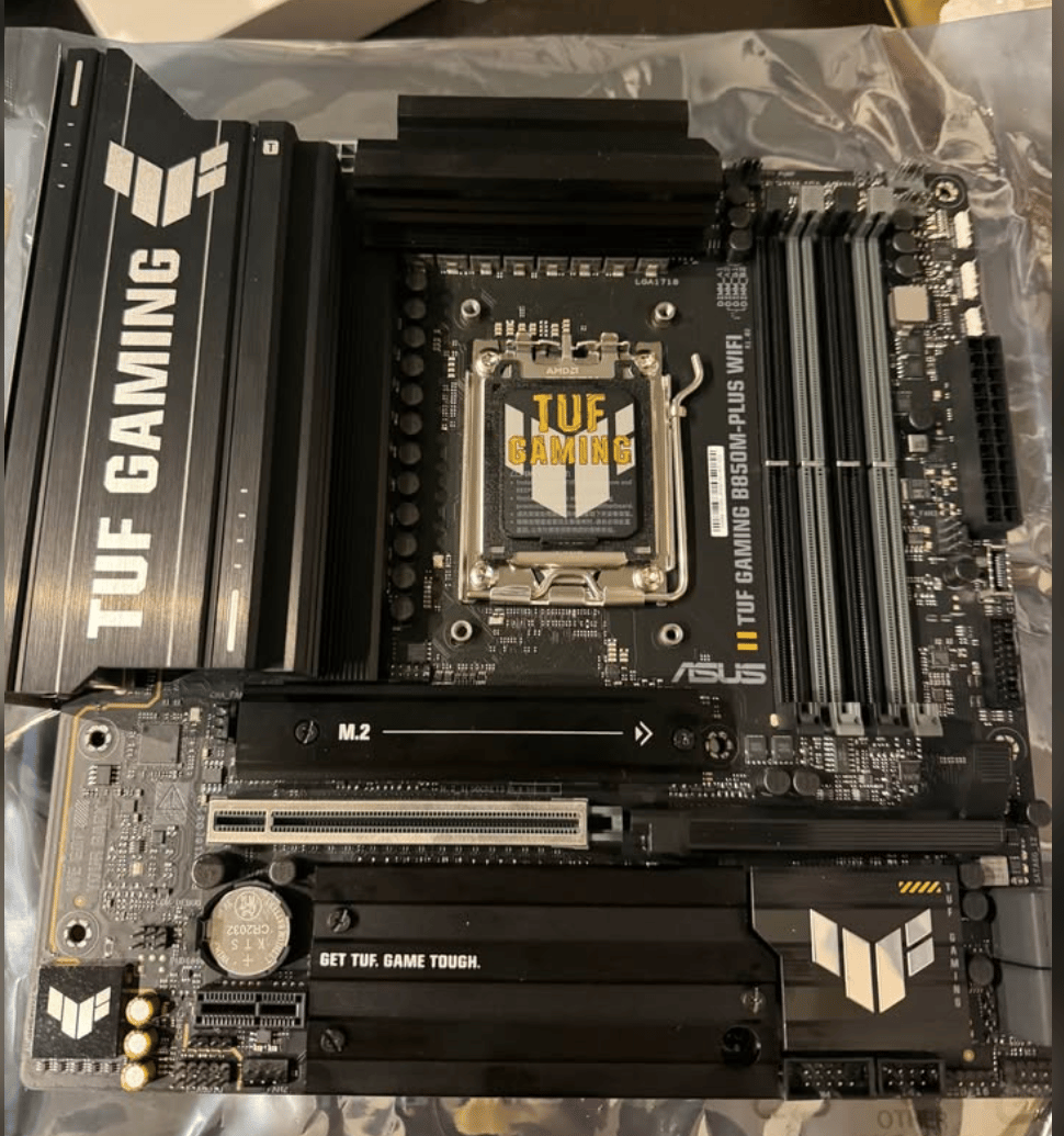 ASUS TUF Gaming B850M-PLUS WiFi – AM5 mATX Motherboard