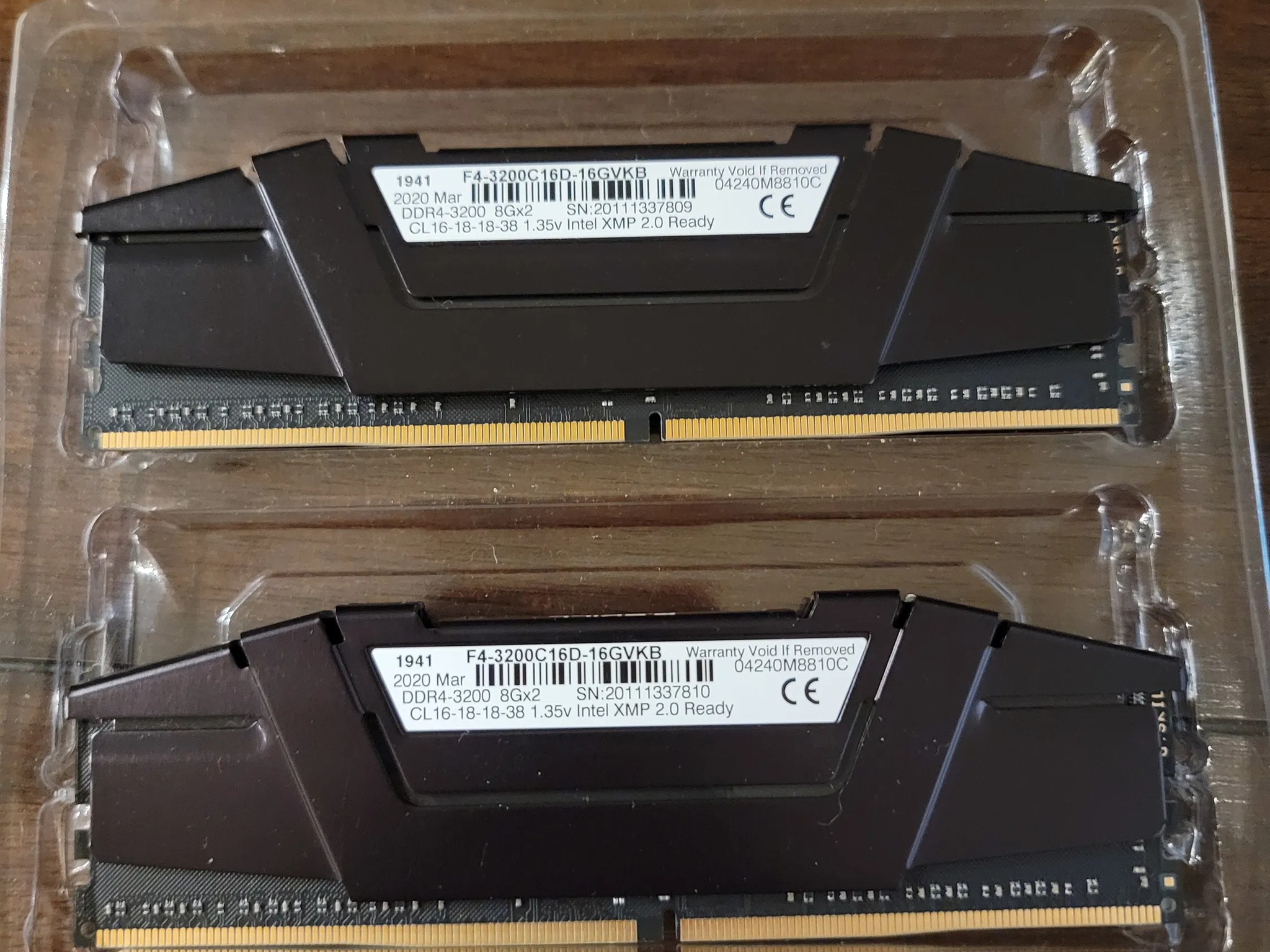 KILL Ripjaws V Series 16GB (2 x 8GB) 288-Pin PC RAM DDR4 3200 (PC4 25600)