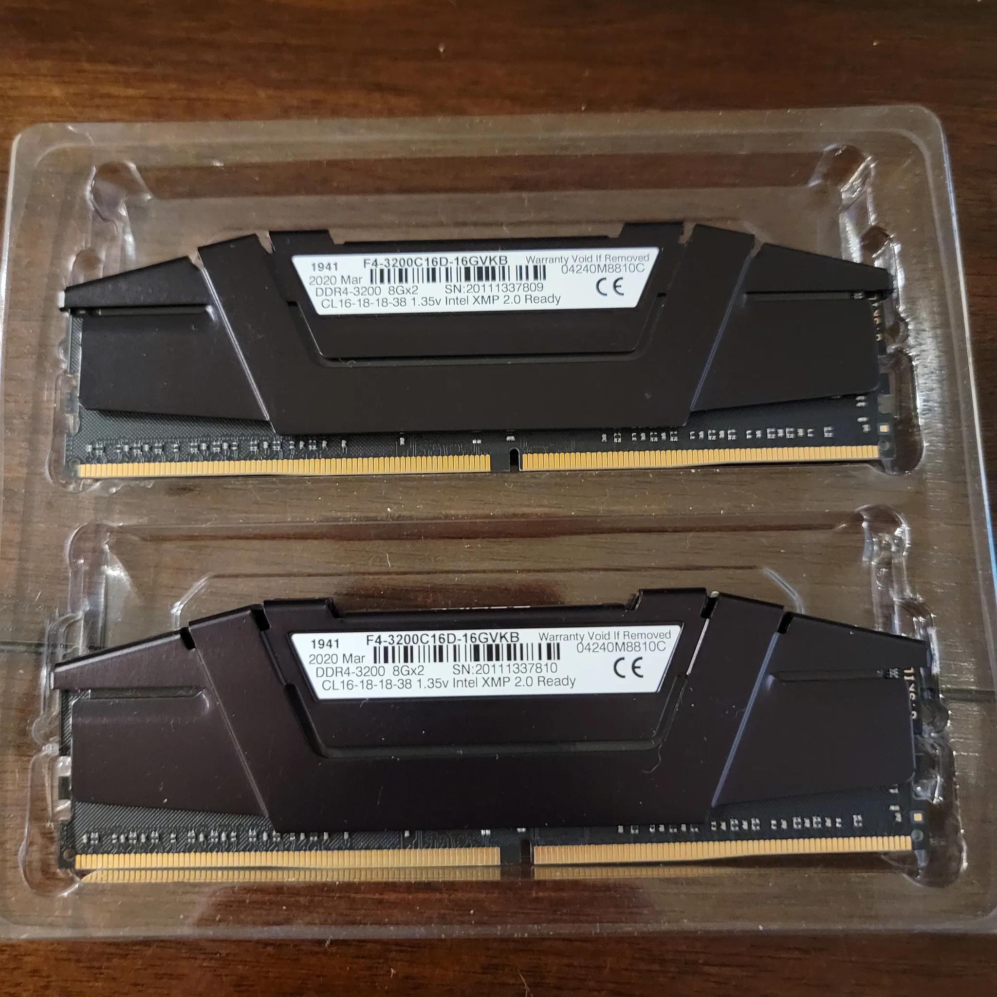 KILL Ripjaws V Series 16GB (2 x 8GB) 288-Pin PC RAM DDR4 3200 (PC4 25600)