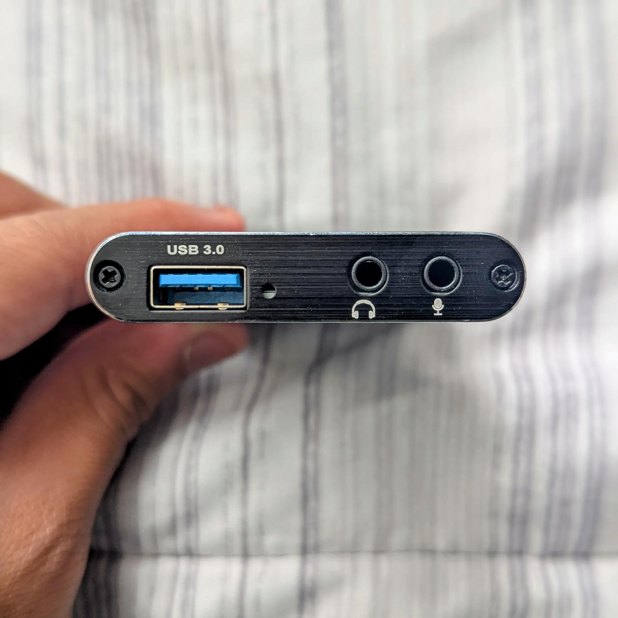 External HDMI Capture Card (1080p @60fps)