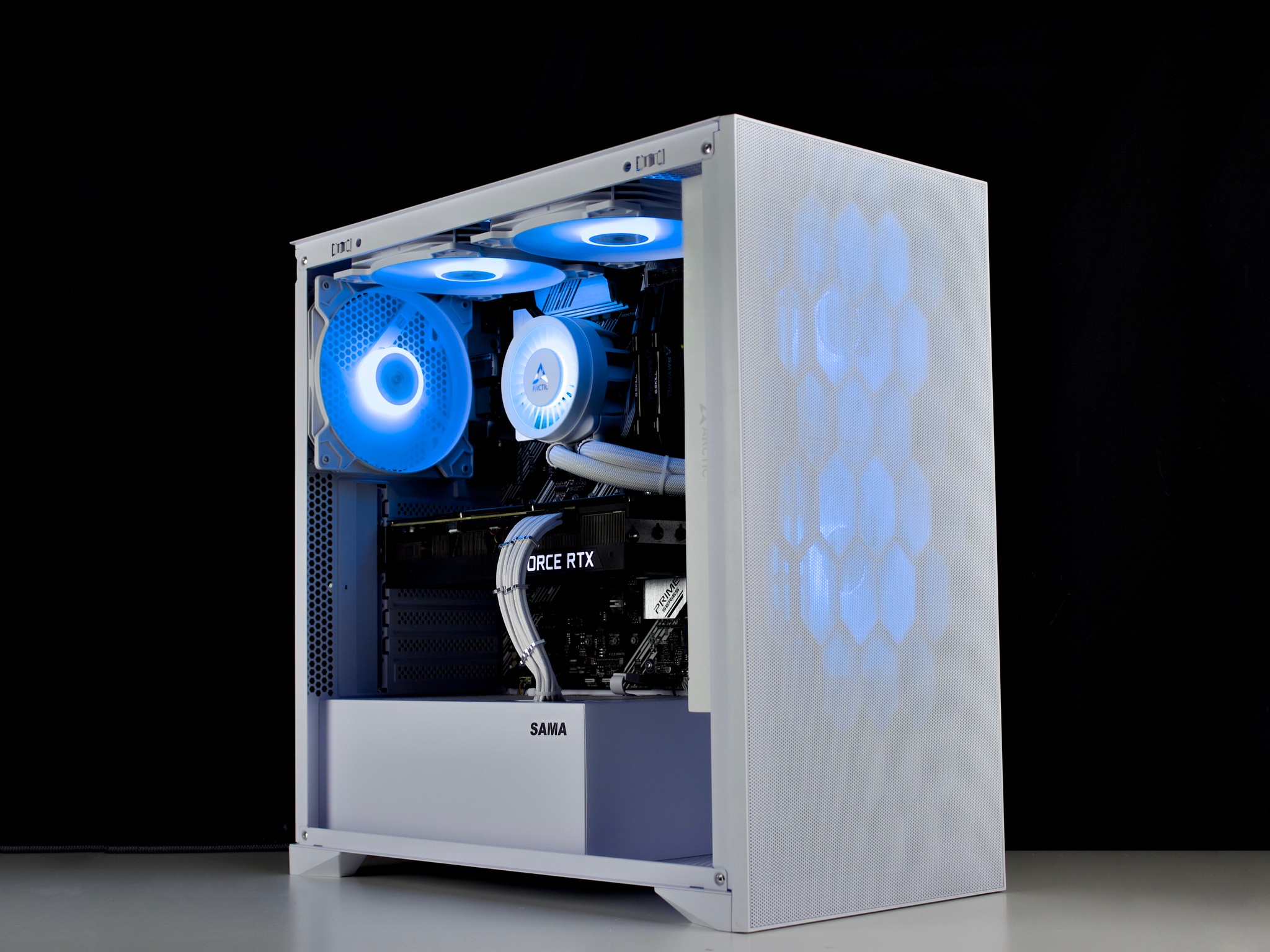 ❄️🧊💎- Whiteout 1440P Gaming PC | RTX 3080, Ryzen 7 5800X, 32GB RAM, 1TB NVMe SSD ❄️🧊💎