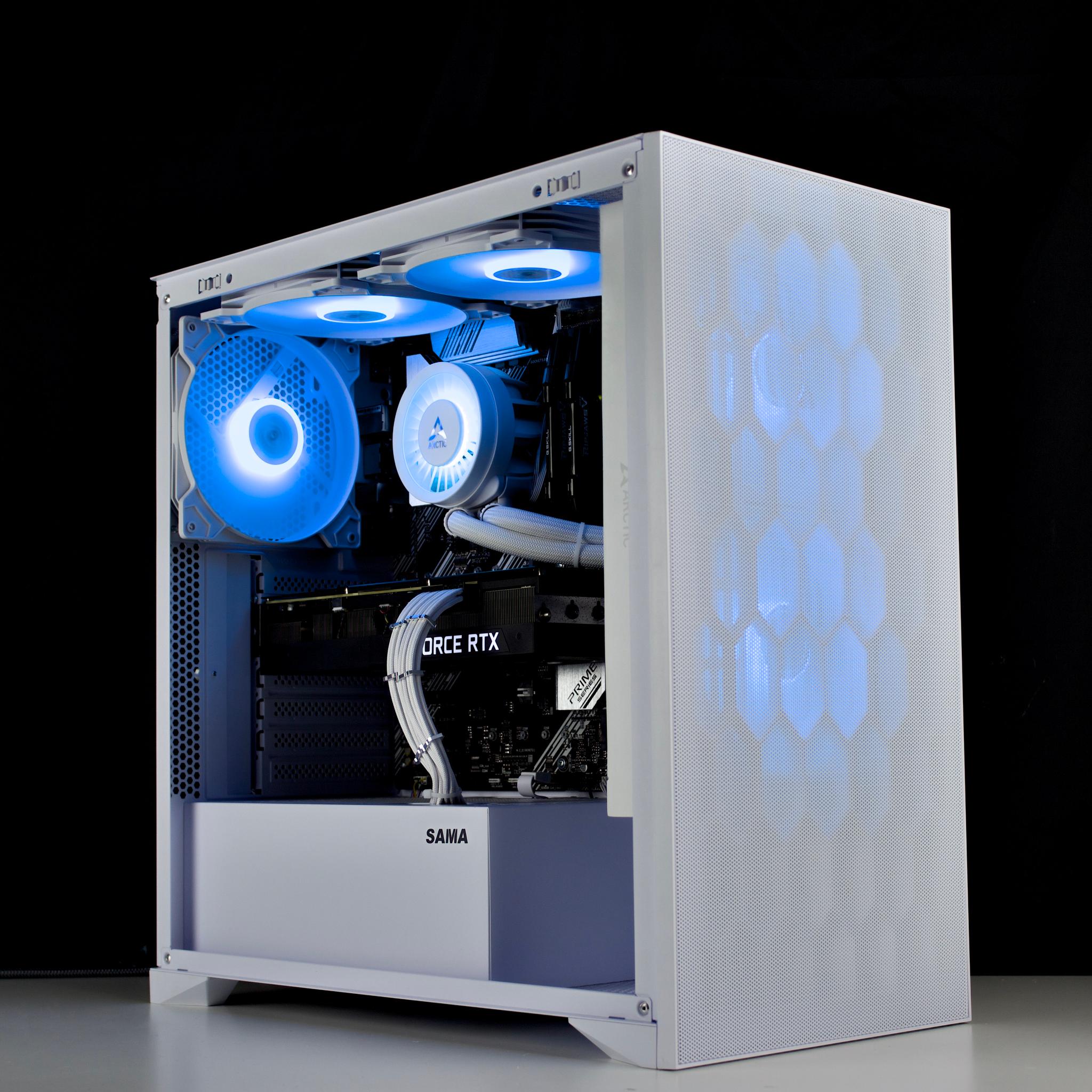 ❄️🧊💎- Whiteout 1440P Gaming PC | RTX 3080, Ryzen 7 5800X, 32GB RAM, 1TB NVMe SSD ❄️🧊💎