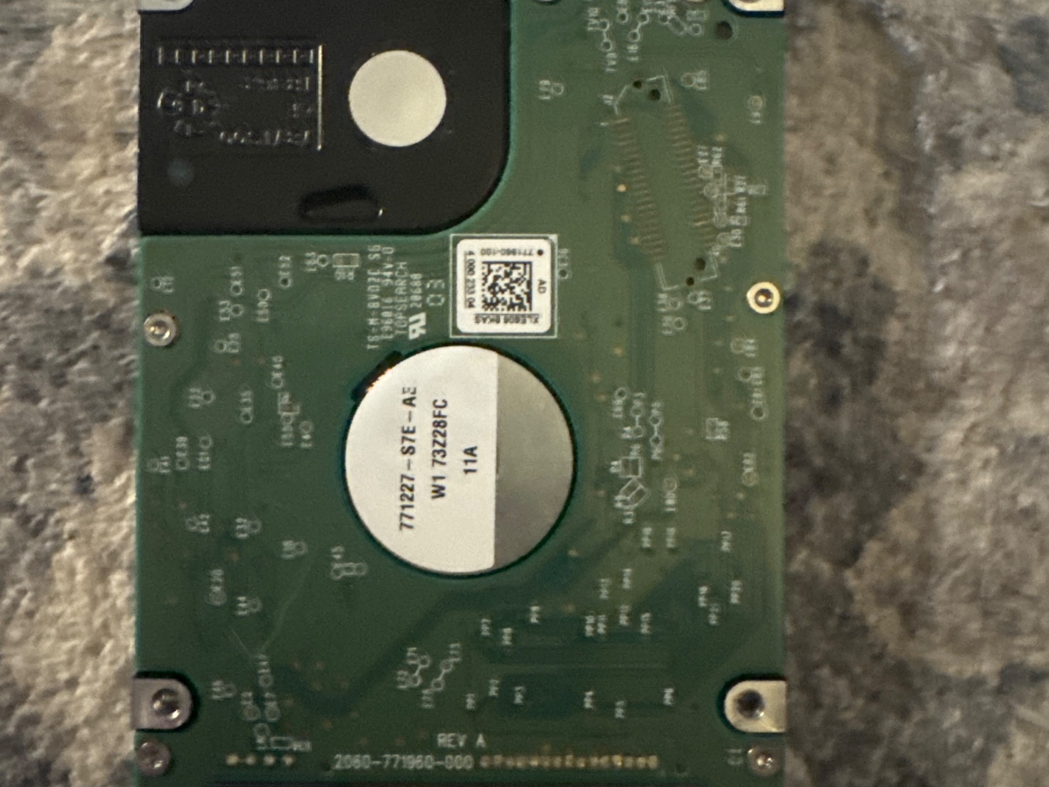 1TB Western Digital 2.5” HDD WD10JPCX
