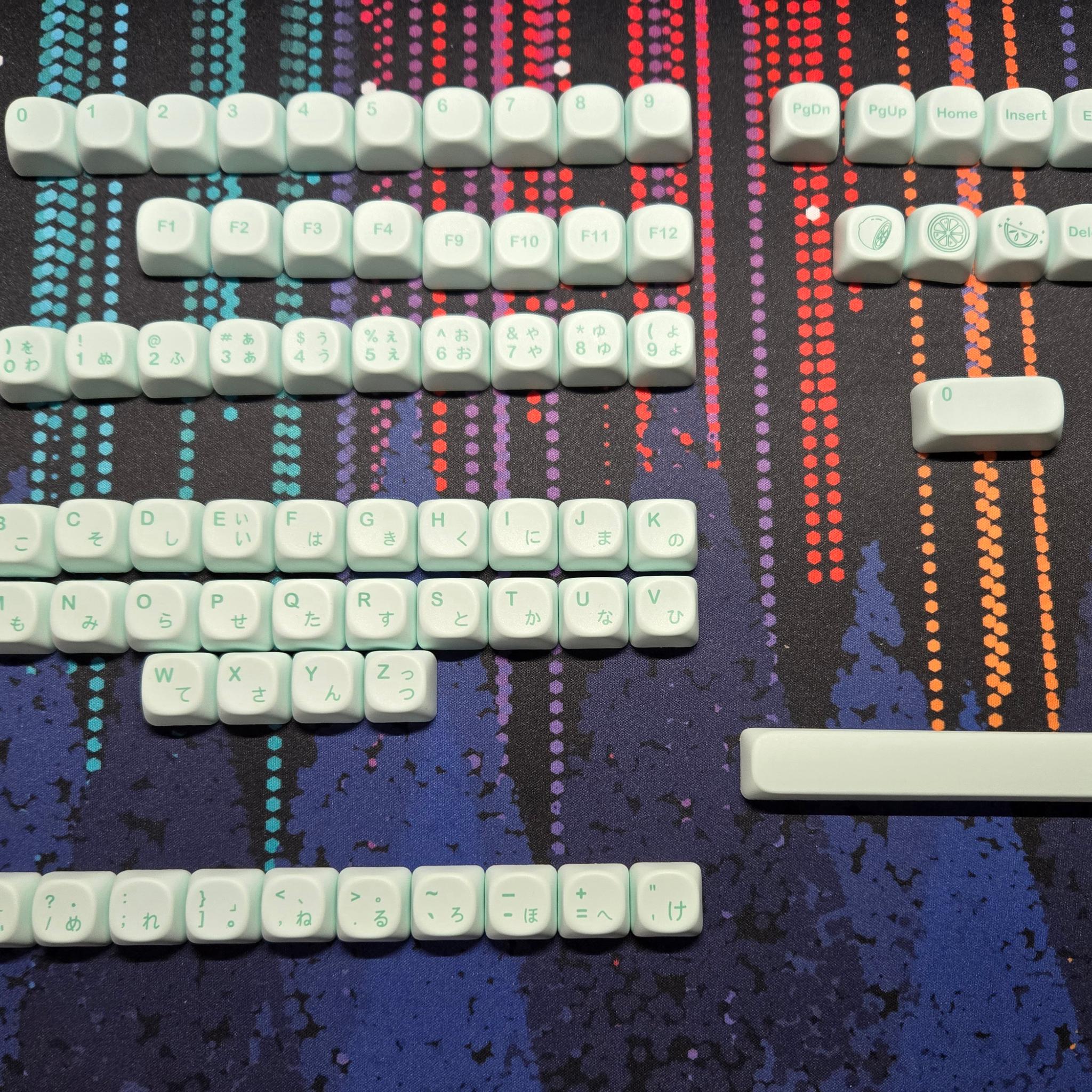 Mint Green Japanese Keycaps