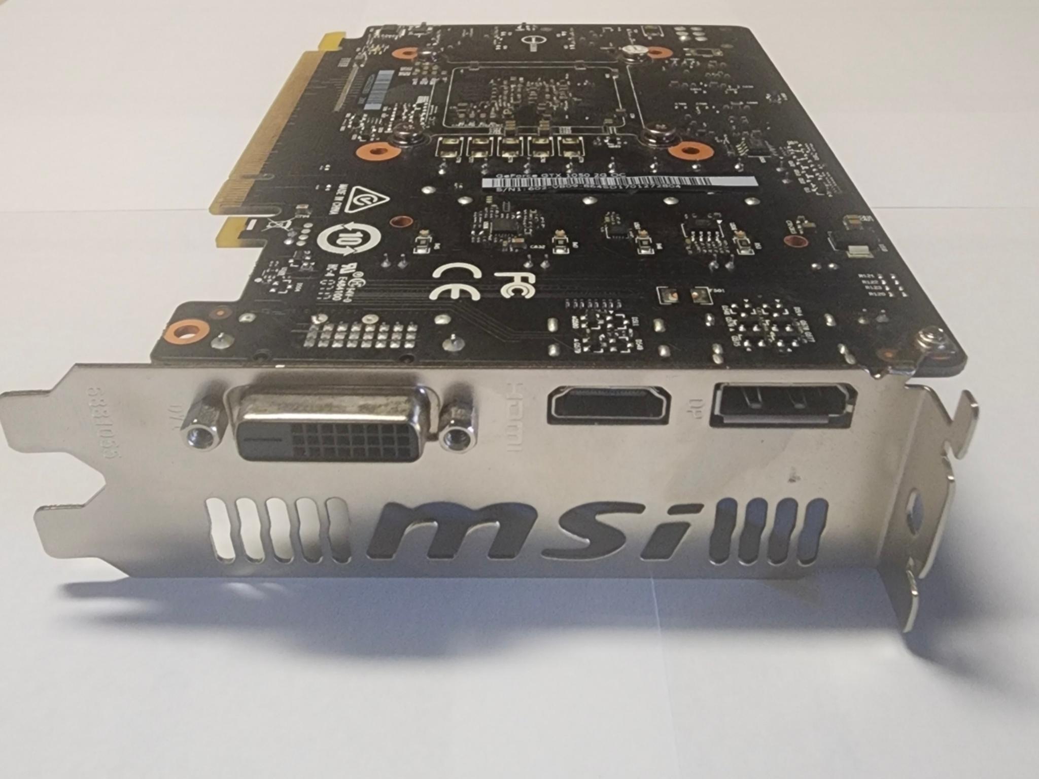 MSI GTX 1050 2GT OC