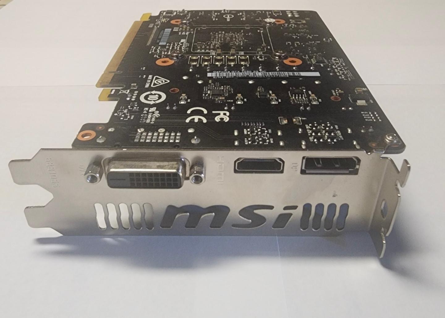 MSI GTX 1050 2GT OC