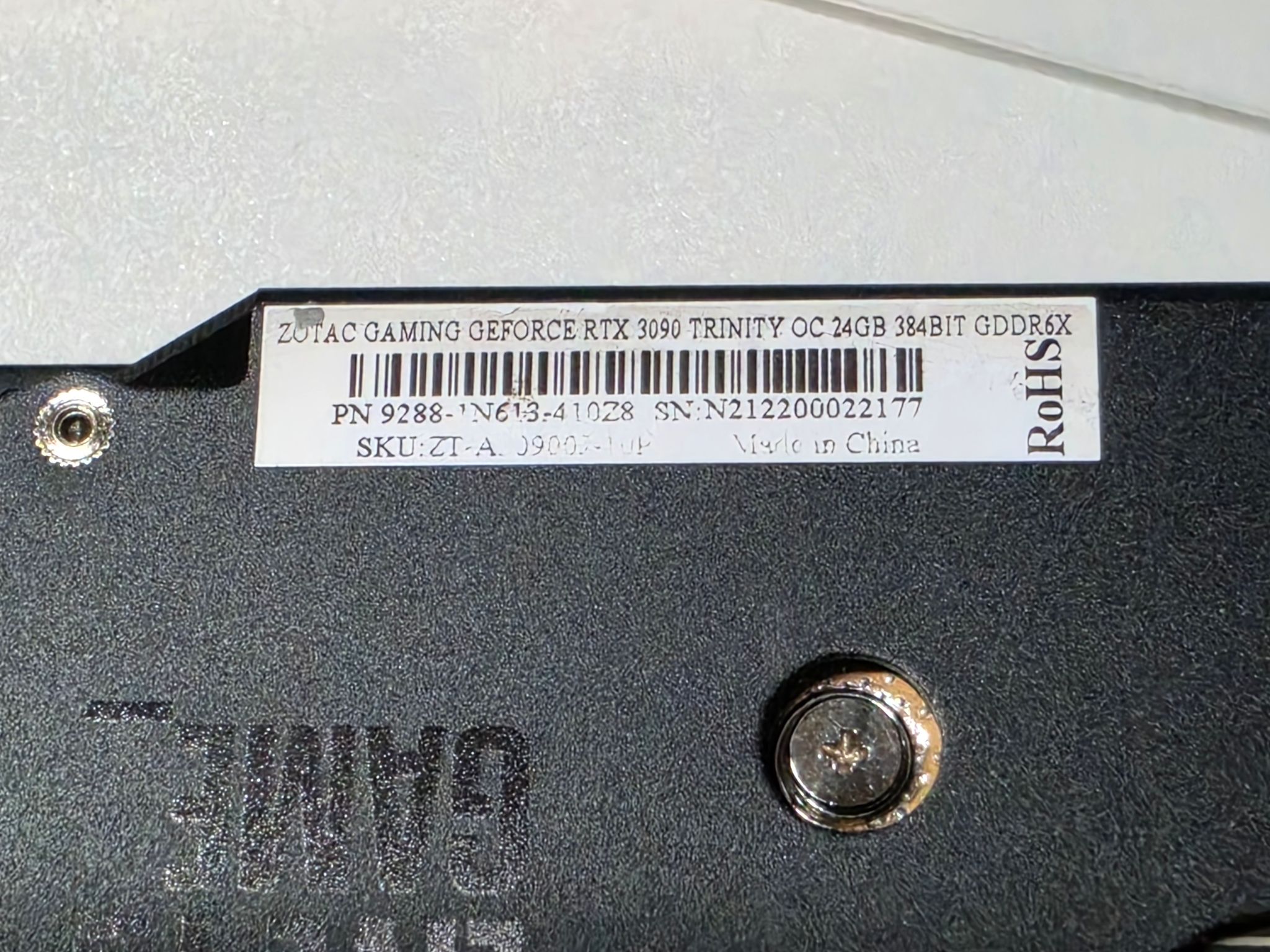 ZOTAC GAMING Trinity OC GeForce RTX 3090