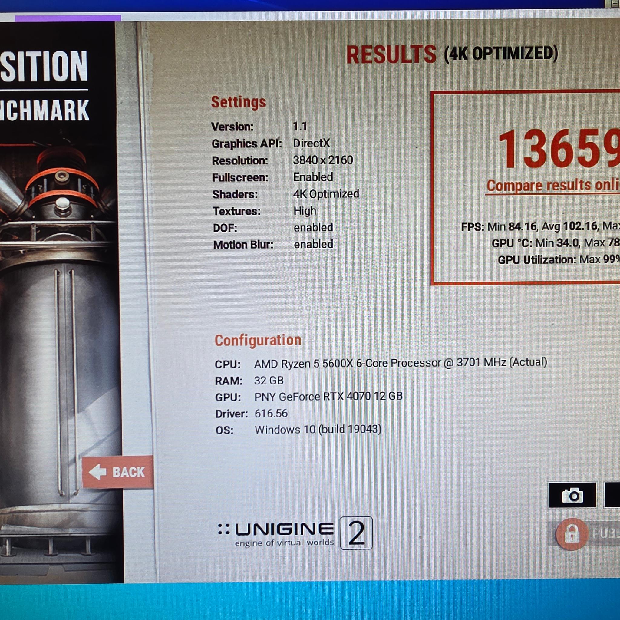 Mirage 1440p / Ryzen 5 5600x / RTX 4070 12GB / 32GB RAM / 1TB NVMe SSD