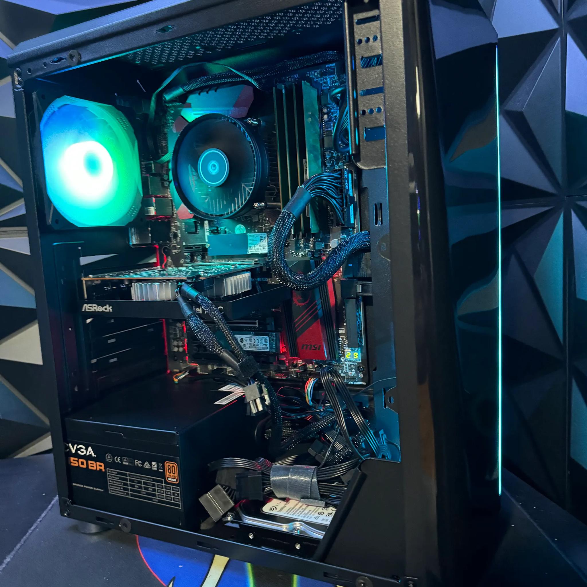 𖥔Black Budget Bomber𖥔 i5 6500|Intel Arc 380 | 16 GB DDR4 𖥔 Tusker Build 6580