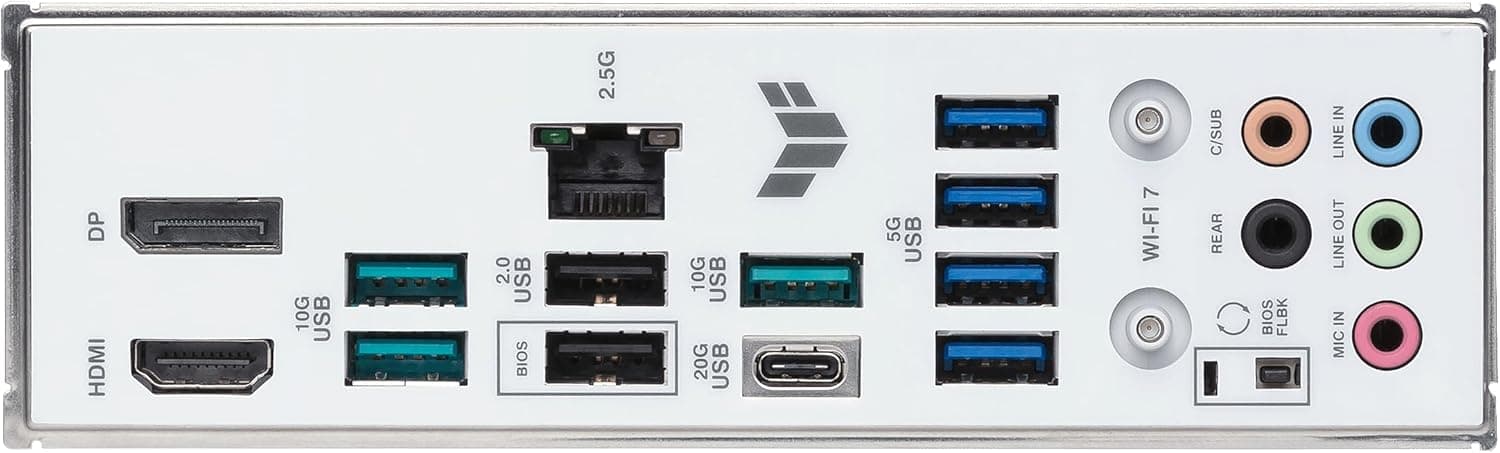 ASUS TUF Gaming B850-BTF WiFi W AMD B850 ATX Motherboard, Hidden-Connector Design