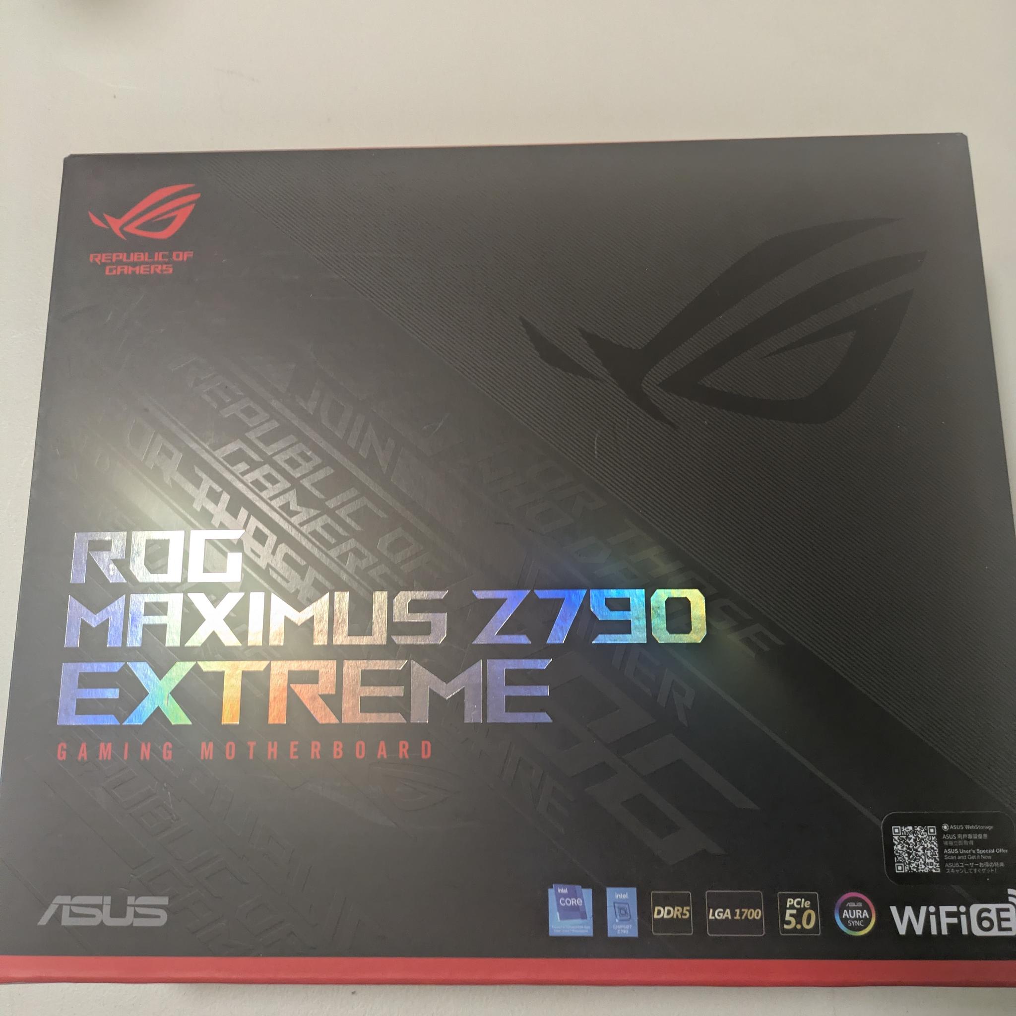 i9 13900KS + ASUS Z790 Maximus + 6x Corsair 140mm Fans