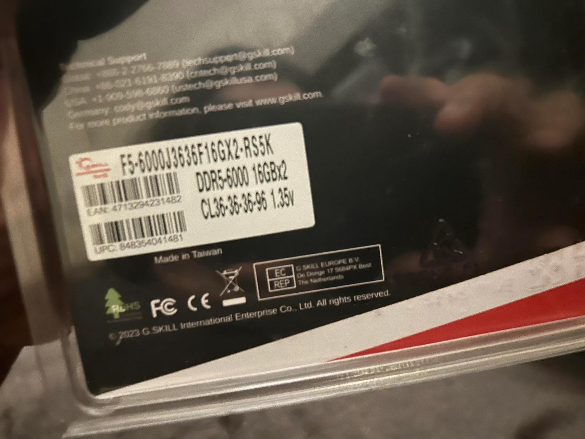 G.Skill Ripjaws S5 DDR5 ALL black No RGB