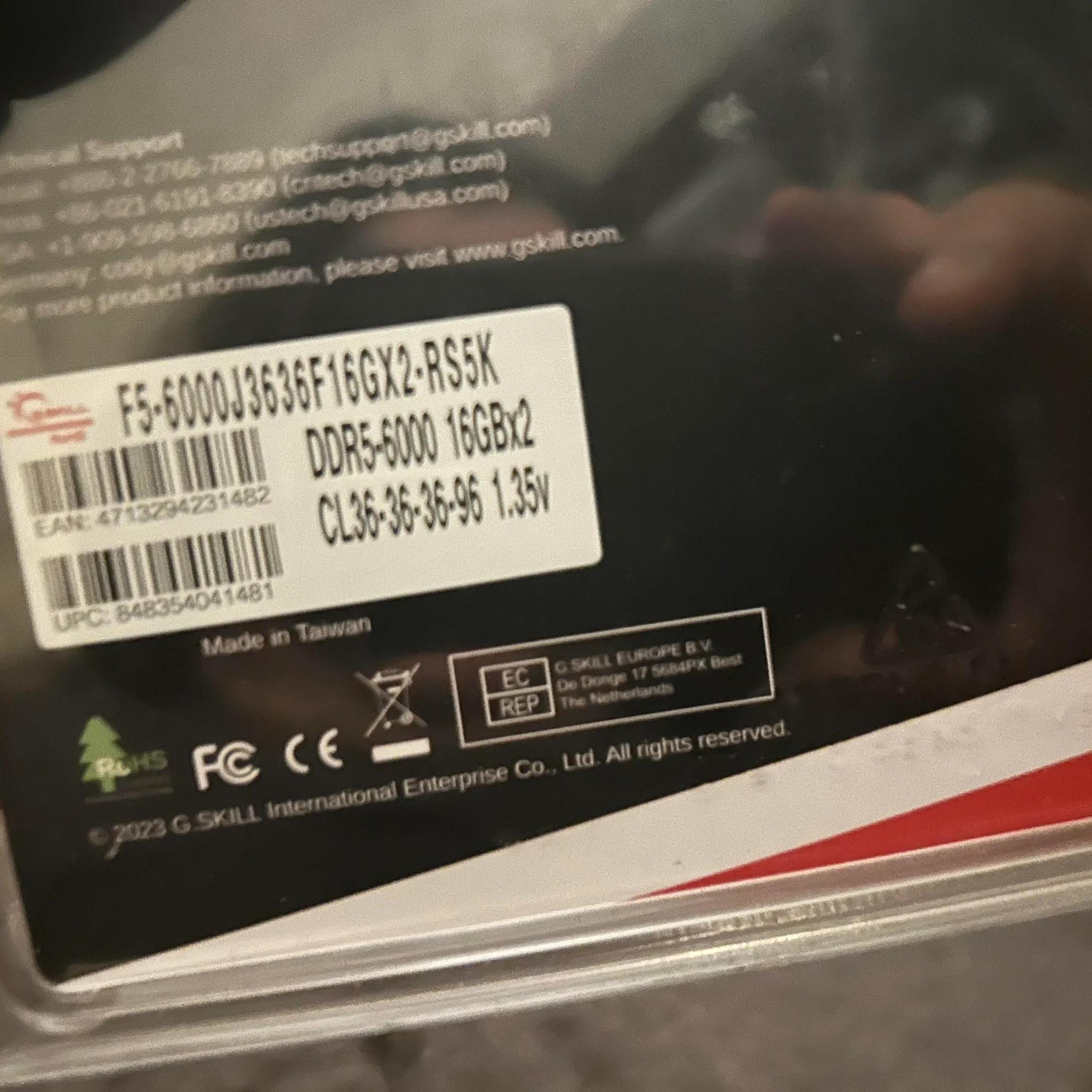 G.Skill Ripjaws S5 DDR5 ALL black No RGB