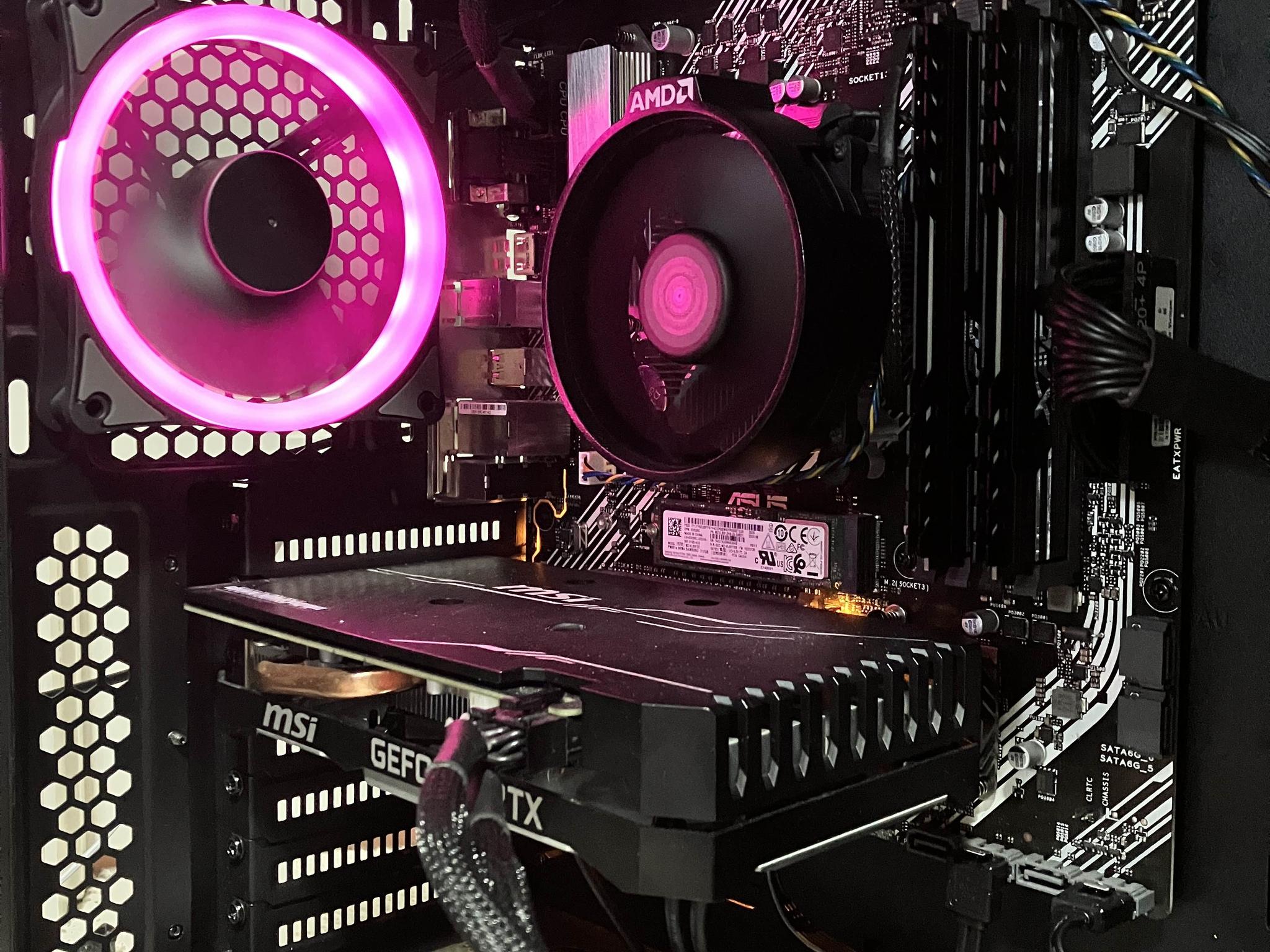 Budget RTX AM4 Gaming PC (RTX 2060 OC, Ryzen 5, 16GB RAM)