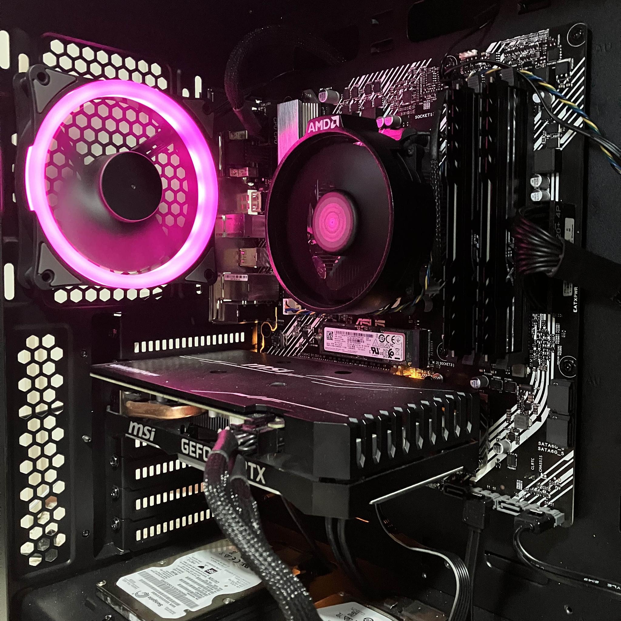 Budget RTX AM4 Gaming PC (RTX 2060 OC, Ryzen 5, 16GB RAM)