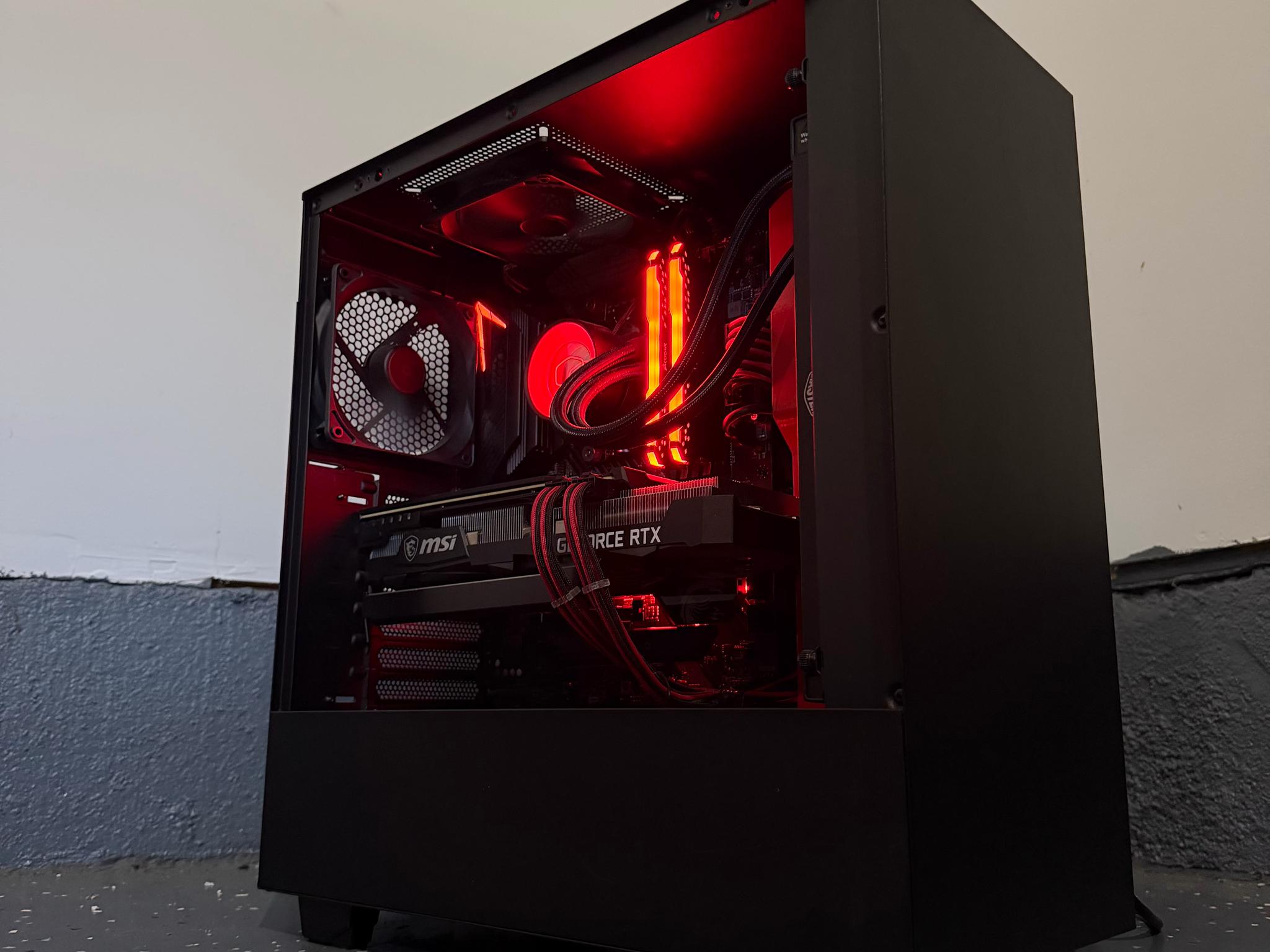 🔴"Infernal Onyx"⚫️| 1440p Gaming | Ryzen 5 5600X | RTX 3070 | 16G Ram | 1TB Storage | Free Shipping