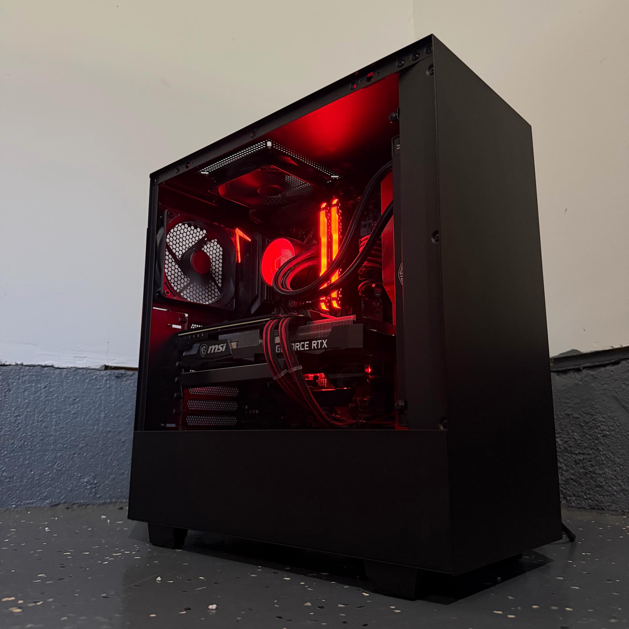 🔴"Infernal Onyx"⚫️| 1440p Gaming | Ryzen 5 5600X | RTX 3070 | 16G Ram | 1TB Storage | Free Shipping