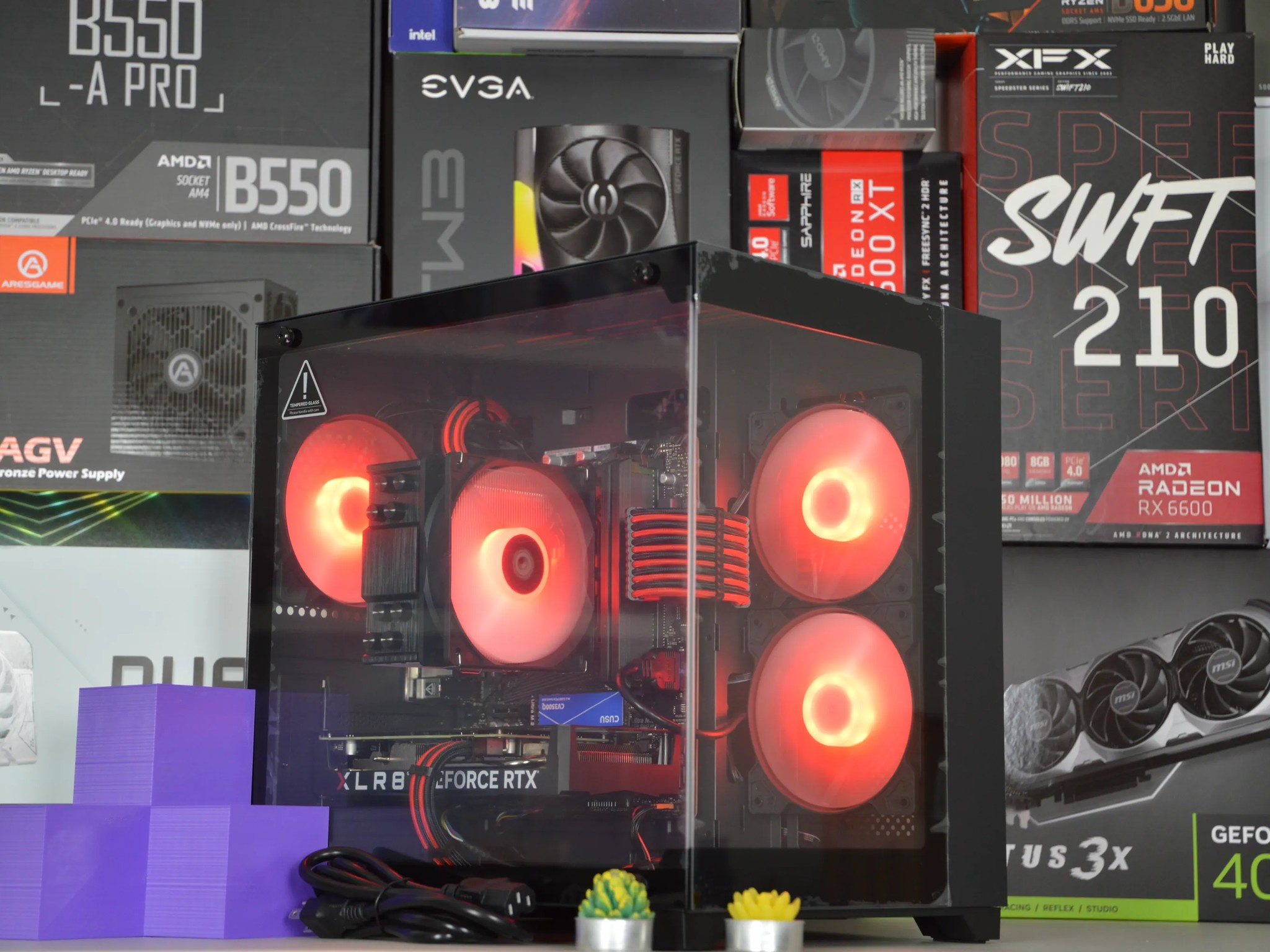 🌋🌋| RTX 4060 8GB | RYZEN 5 5500 | 16GB DDR4 RAM | 1TB NVME SSD | Volcanic Obsidian |