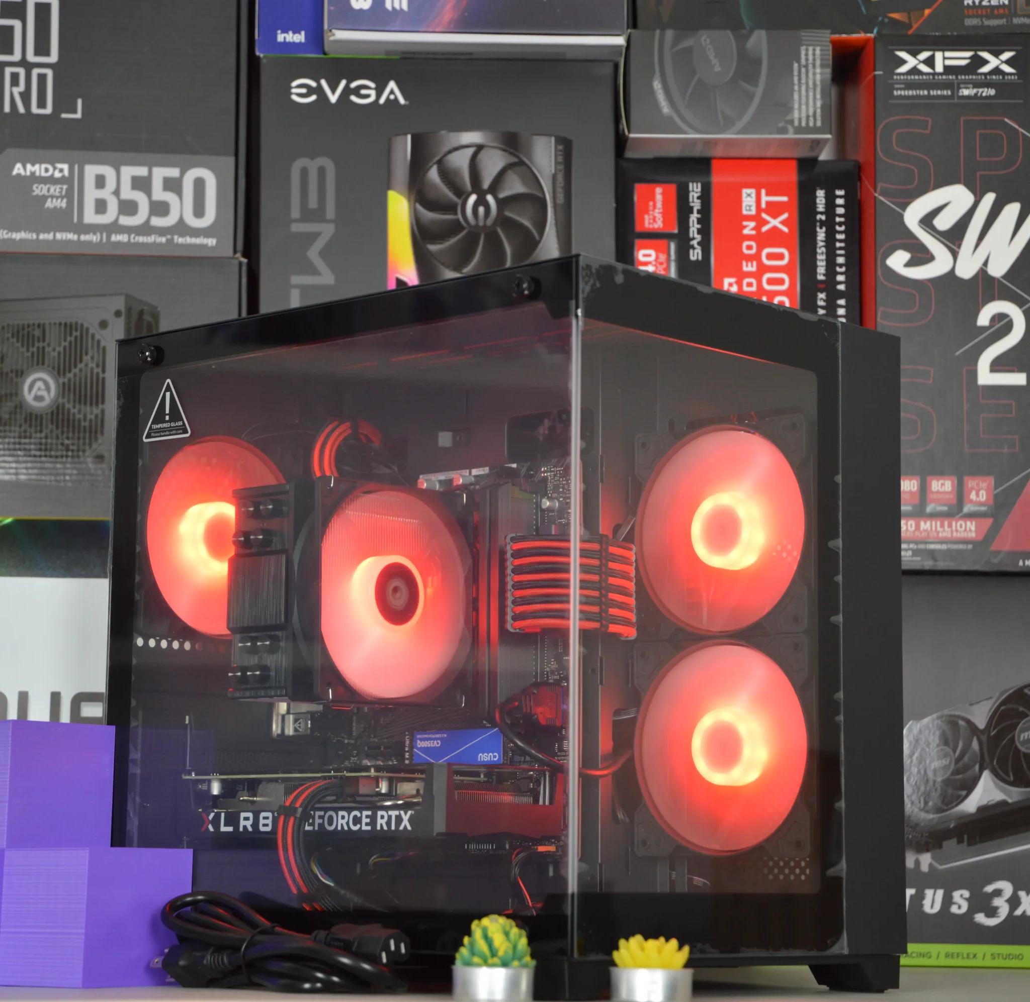 🌋🌋| RTX 4060 8GB | RYZEN 5 5500 | 16GB DDR4 RAM | 1TB NVME SSD | Volcanic Obsidian |