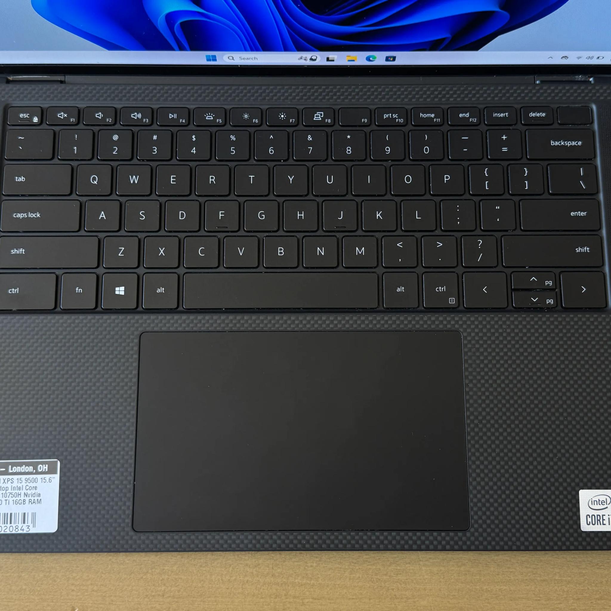 Dell XPS 15 9500 15.6" Laptop Intel Core i7-10750H Nvidia GTX 1650 Ti 16GB RAM 256GB SSD Windows 11