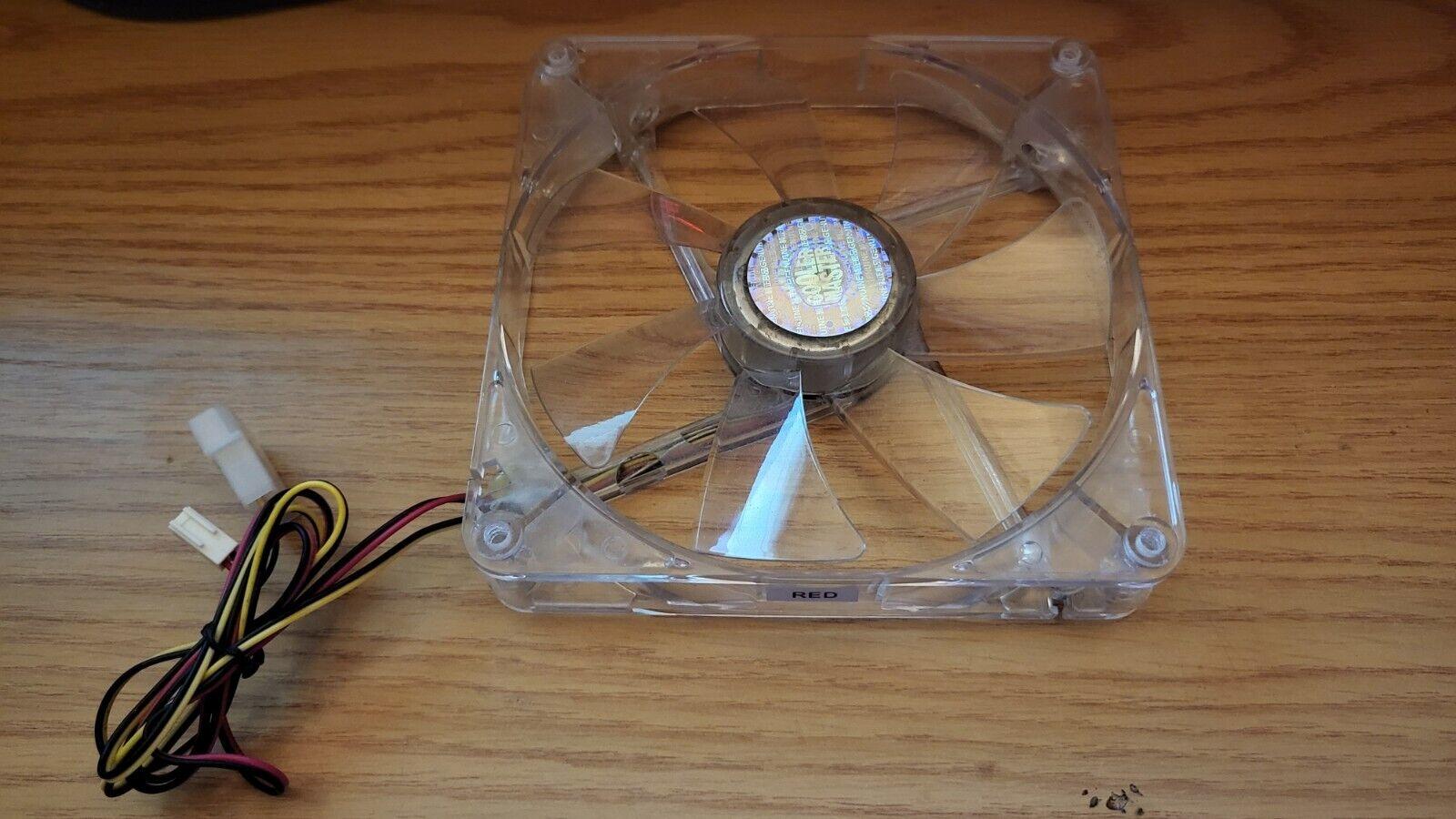 USED Cooler Master 140mm Clear Case Fan