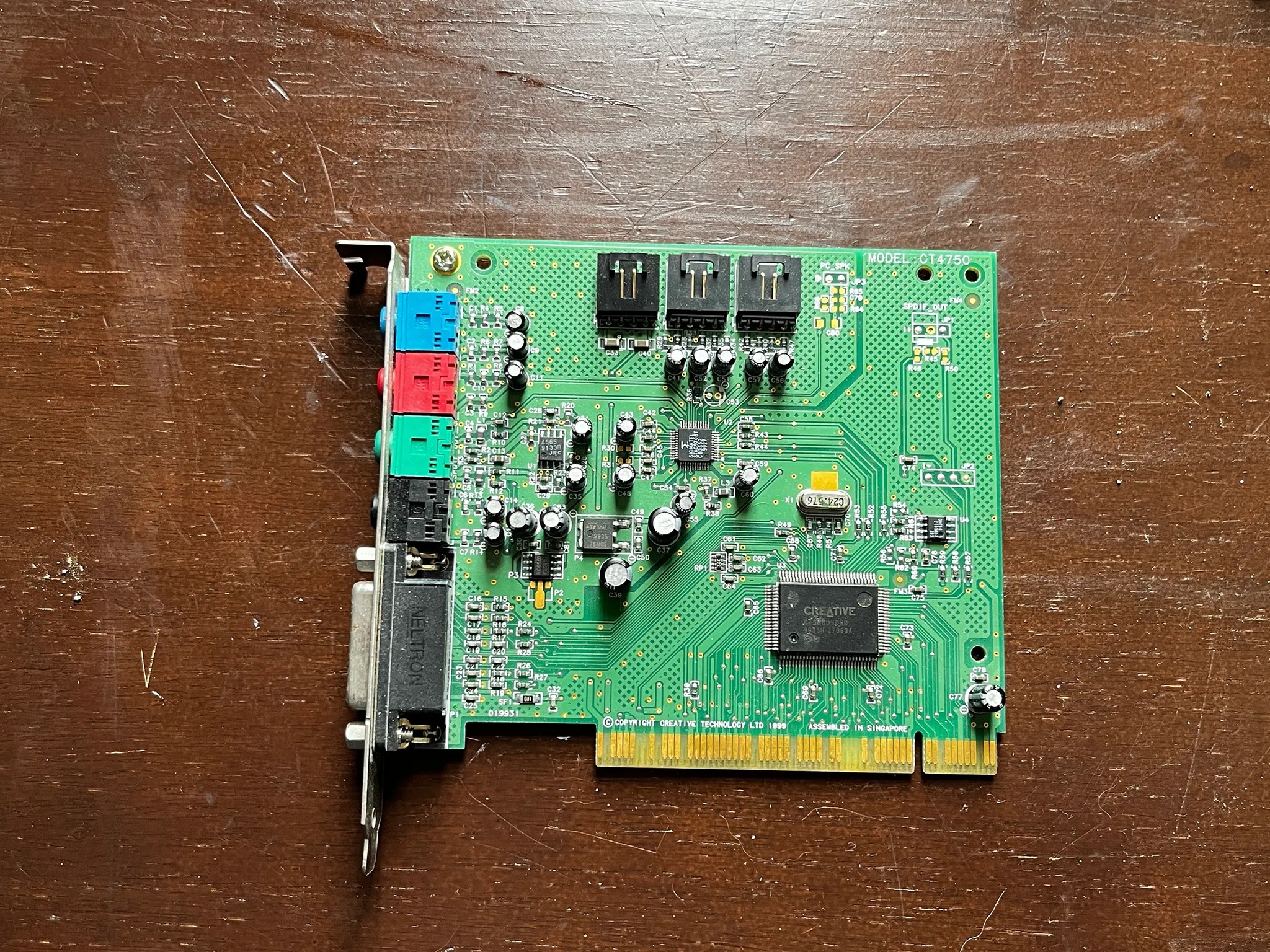 Creative Labs Sound Blaster 128 PCI Sound Card Model CT4750