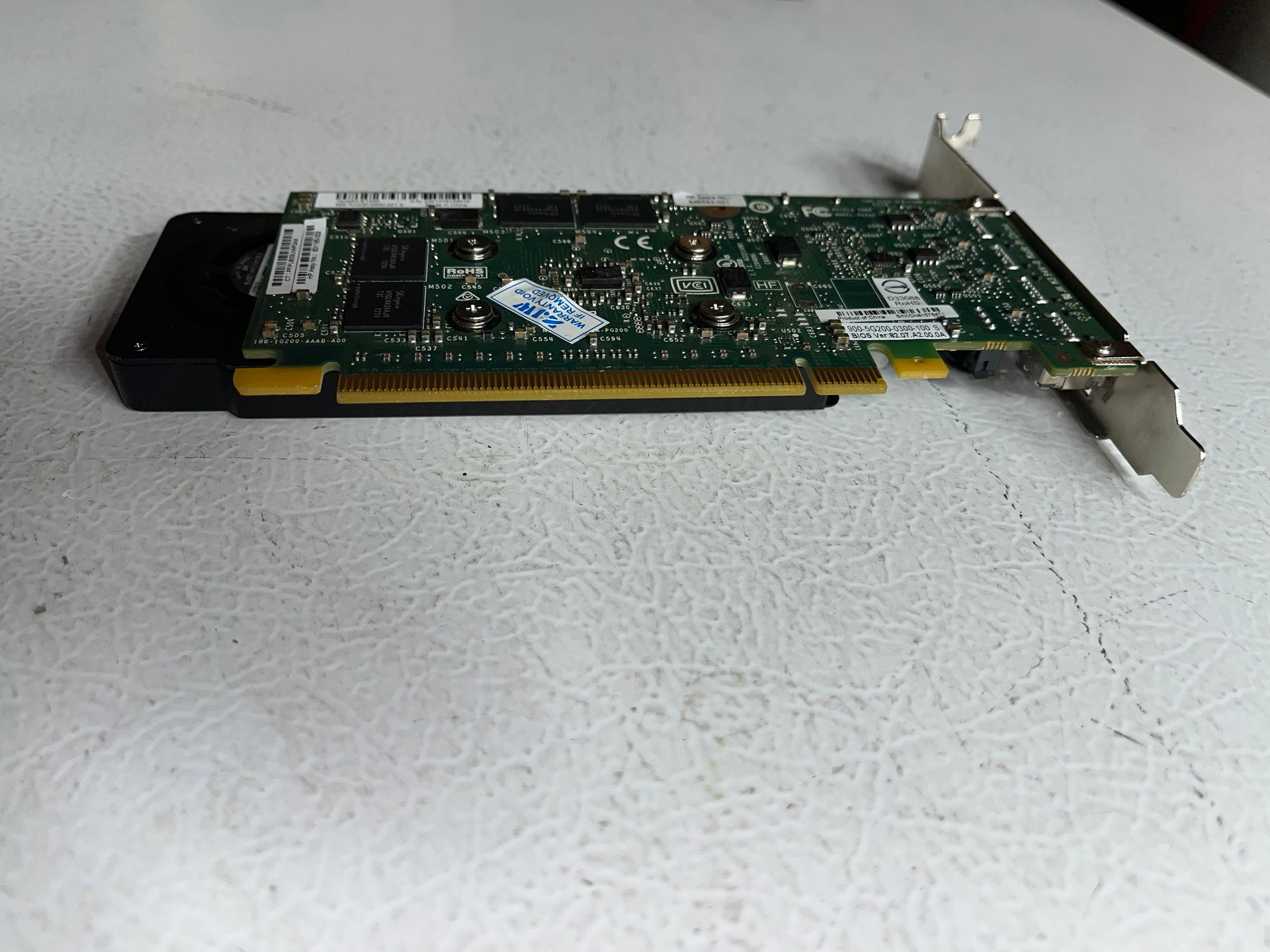 NVIDIA Quadro K1200 4GB GDDR5 GPU – 4× Mini DP – Full‑Height Bracket – Tested
