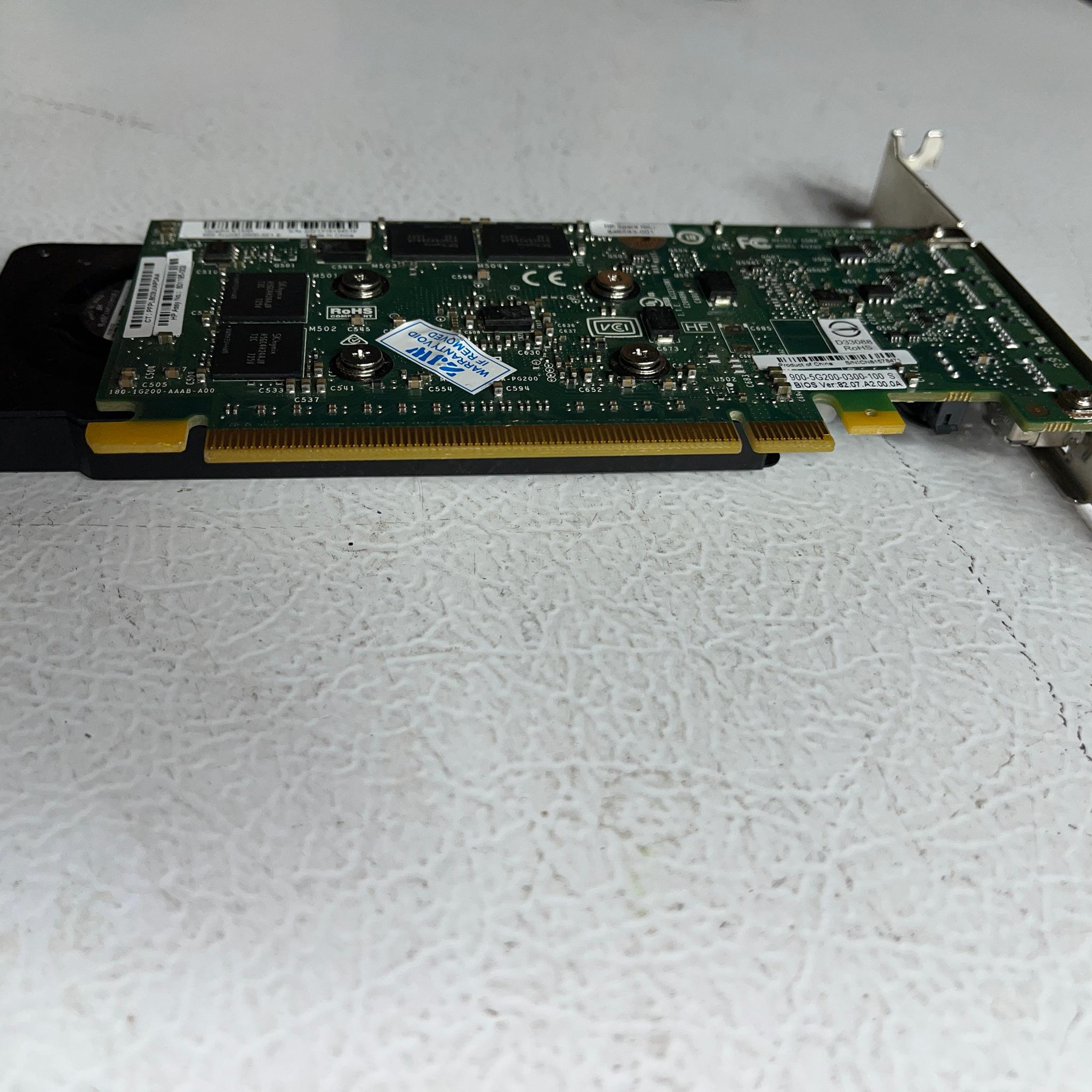 NVIDIA Quadro K1200 4GB GDDR5 GPU – 4× Mini DP – Full‑Height Bracket – Tested