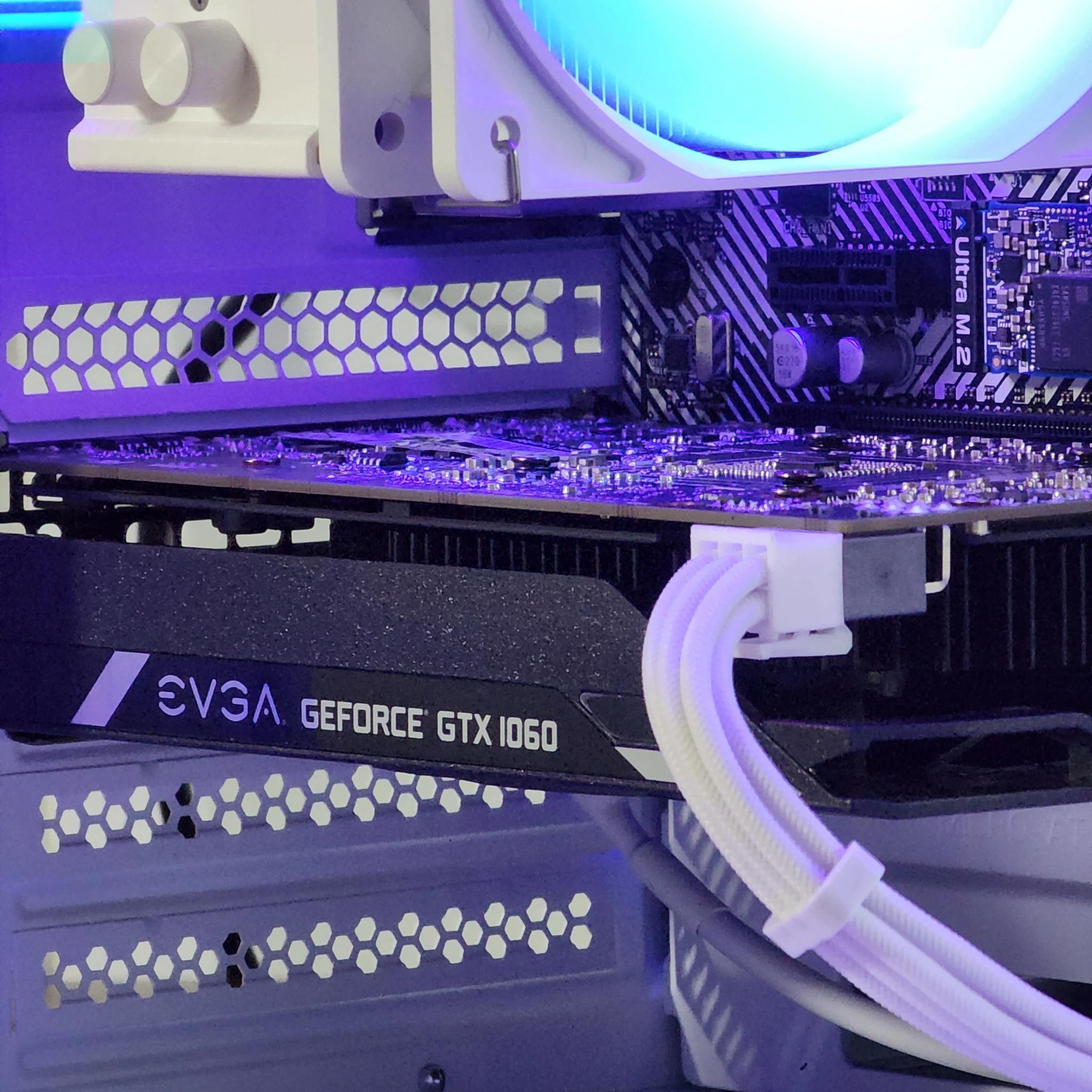 White Gaming PC | Ryzen 5 | GTX 1060 6GB | 16GB | 1TB | 450W | ARGB | WI-FI + BT