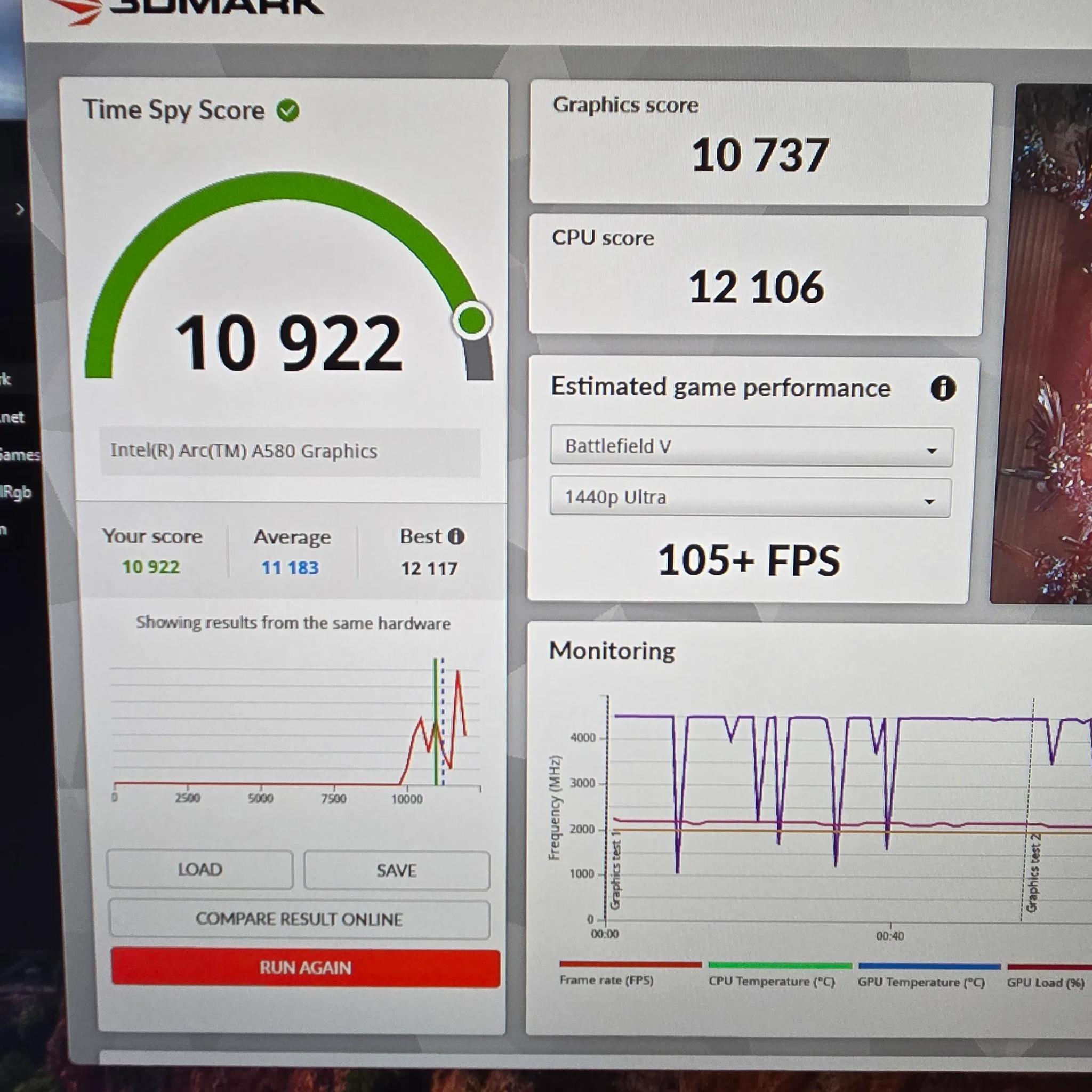 12600KF - Intel ARC A580 - 32GB DDR4 3200MHZ - 1TB NVME SSD
