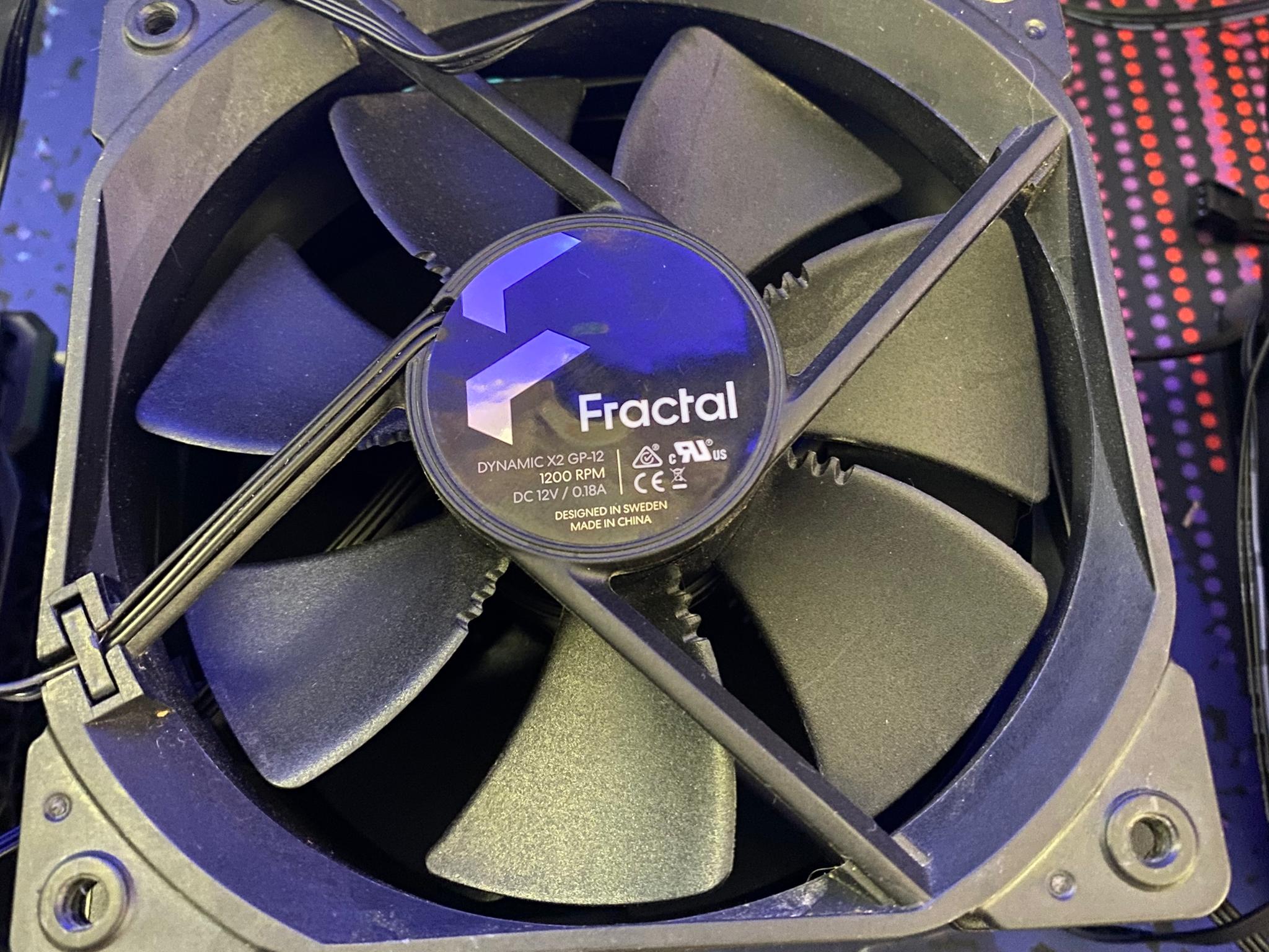 5x Fractal Design X2 GP 12 Black Case Fans