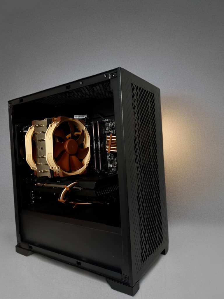 🦉🏴DARKNIGHT🏴🦉| RYZEN 7 2700X | RX 5500XT | 32GB DDR4 | 1TB SSD | BT+WIFI | **NOCTUA EDITION**