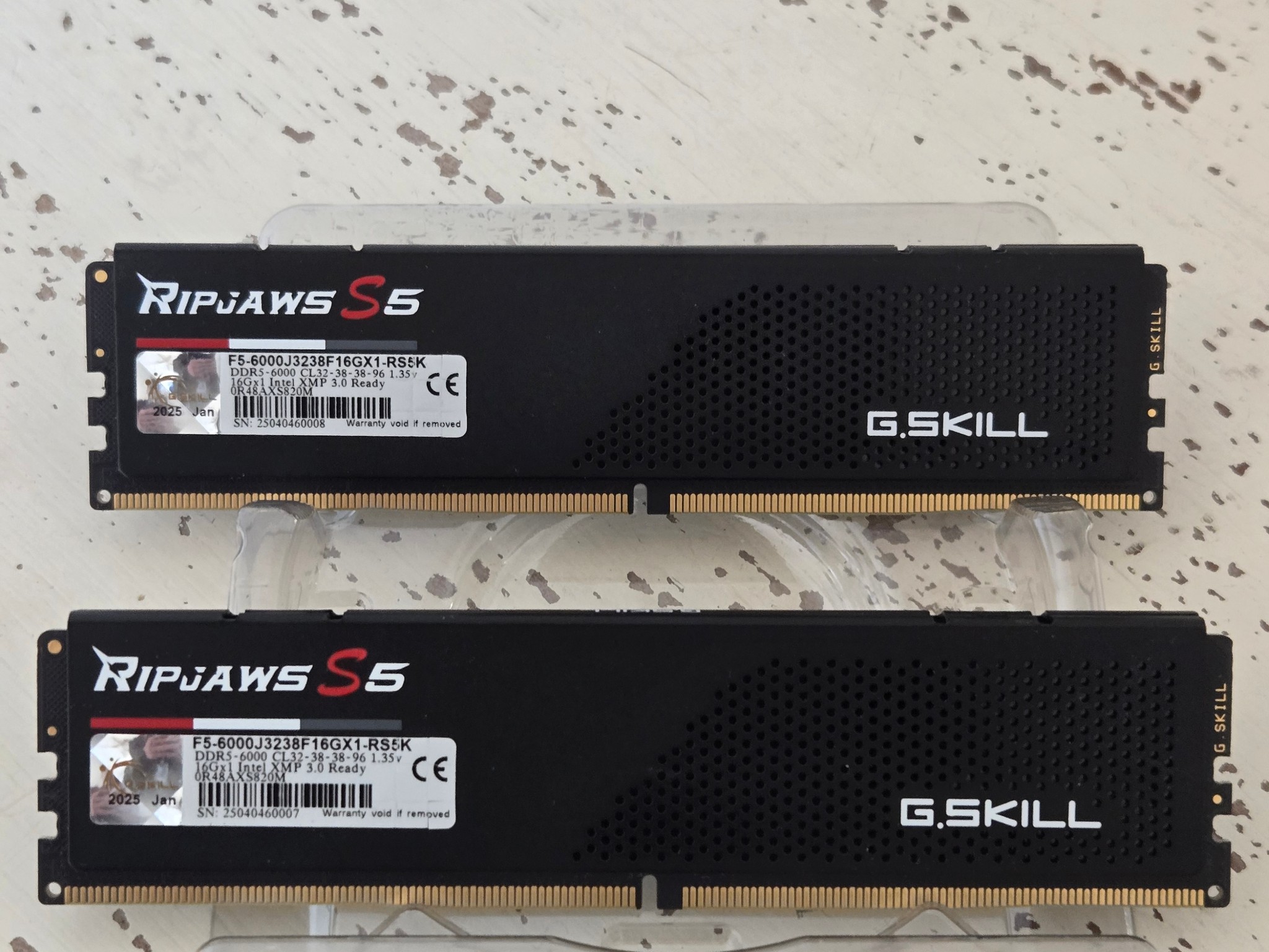 32GB (2x16GB) G-Skill Ripjaws 6000MHz CL32