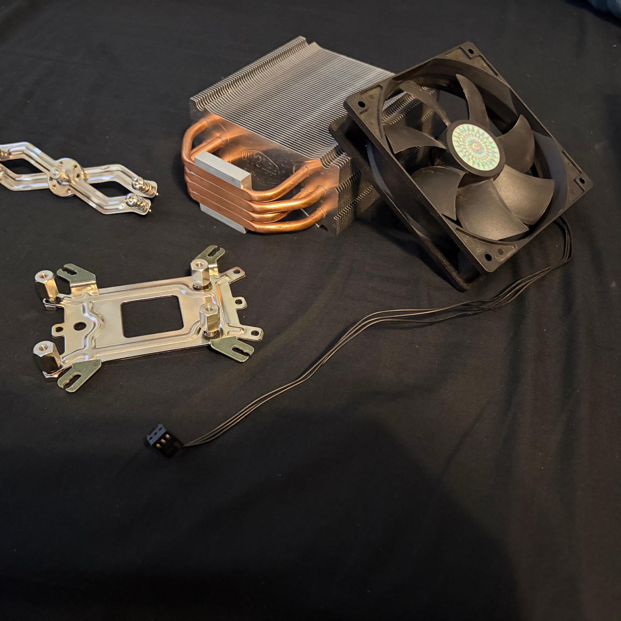 Cooler Master 4 Pipe Single Tower CPU Cooler