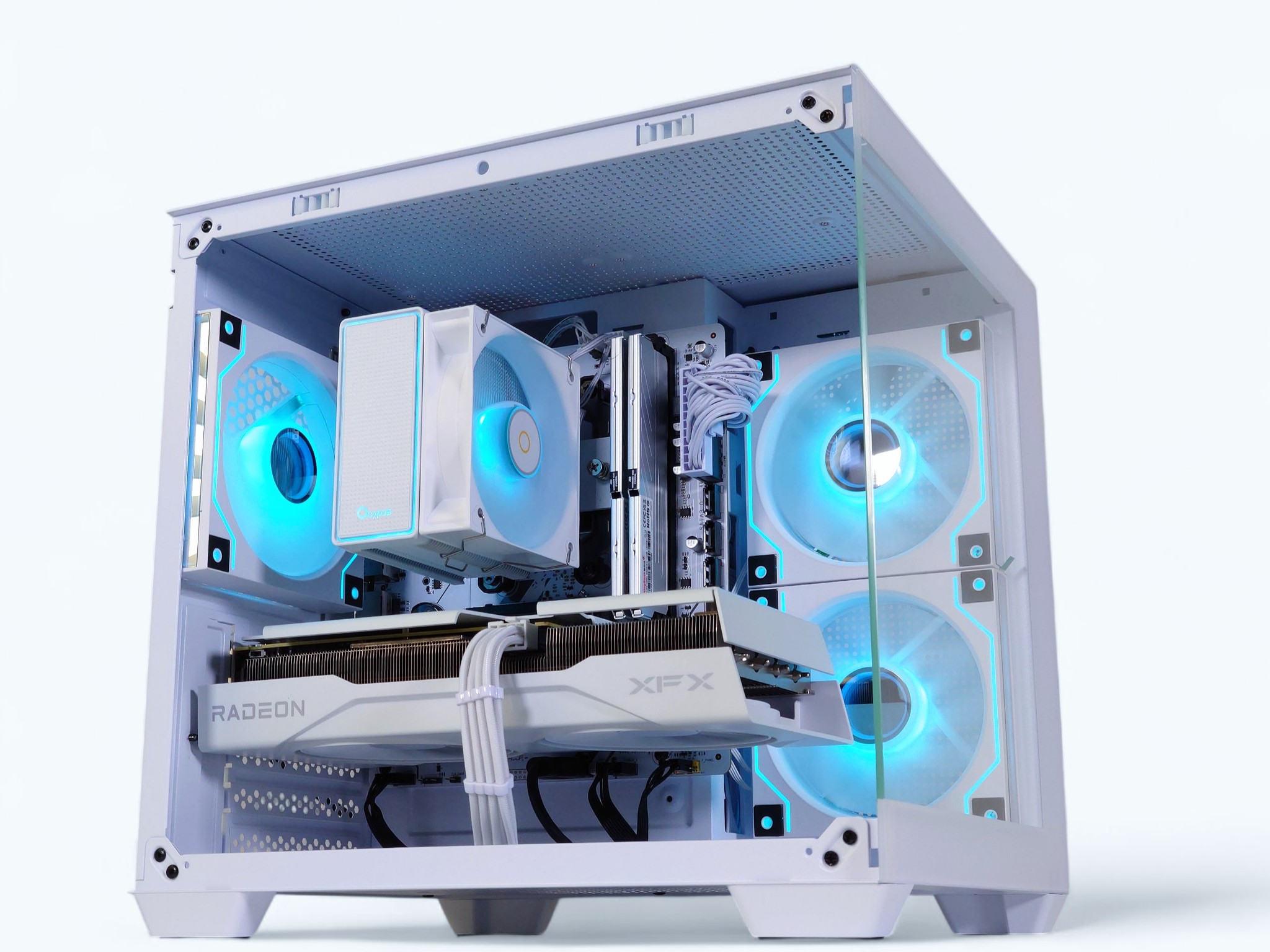 🧊🌊Gaming PC❄️AMD RX 9060 XT 8GB❄️ AMD Ryzen 5 5600❄️ 16GB DDR4❄️ 500GB NVME