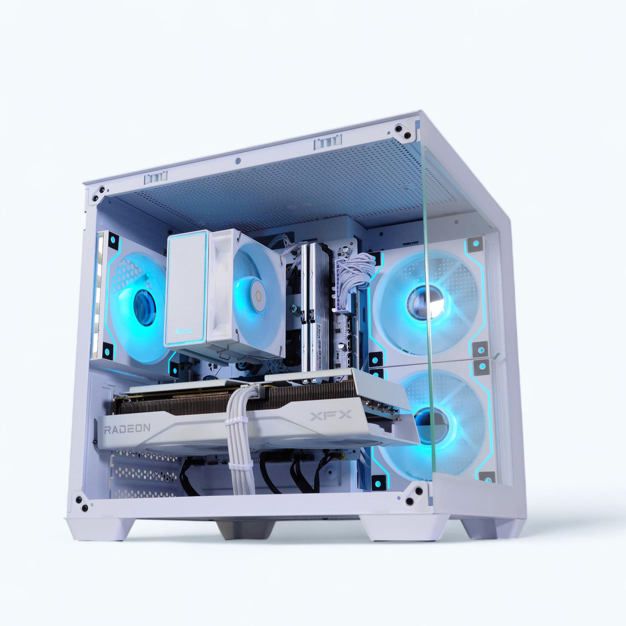 🧊🌊Gaming PC❄️AMD RX 9060 XT 8GB❄️ AMD Ryzen 5 5600❄️ 16GB DDR4❄️ 500GB NVME