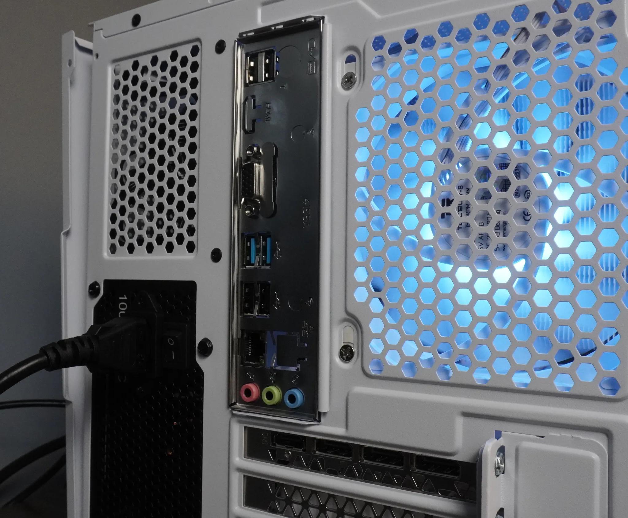 🤍ALL WHITE🤍 Starter GAMING MACHINE 🧡RX 580 2048SP 🧡 Ryzen 5 5500 | 32GB | 1TB...