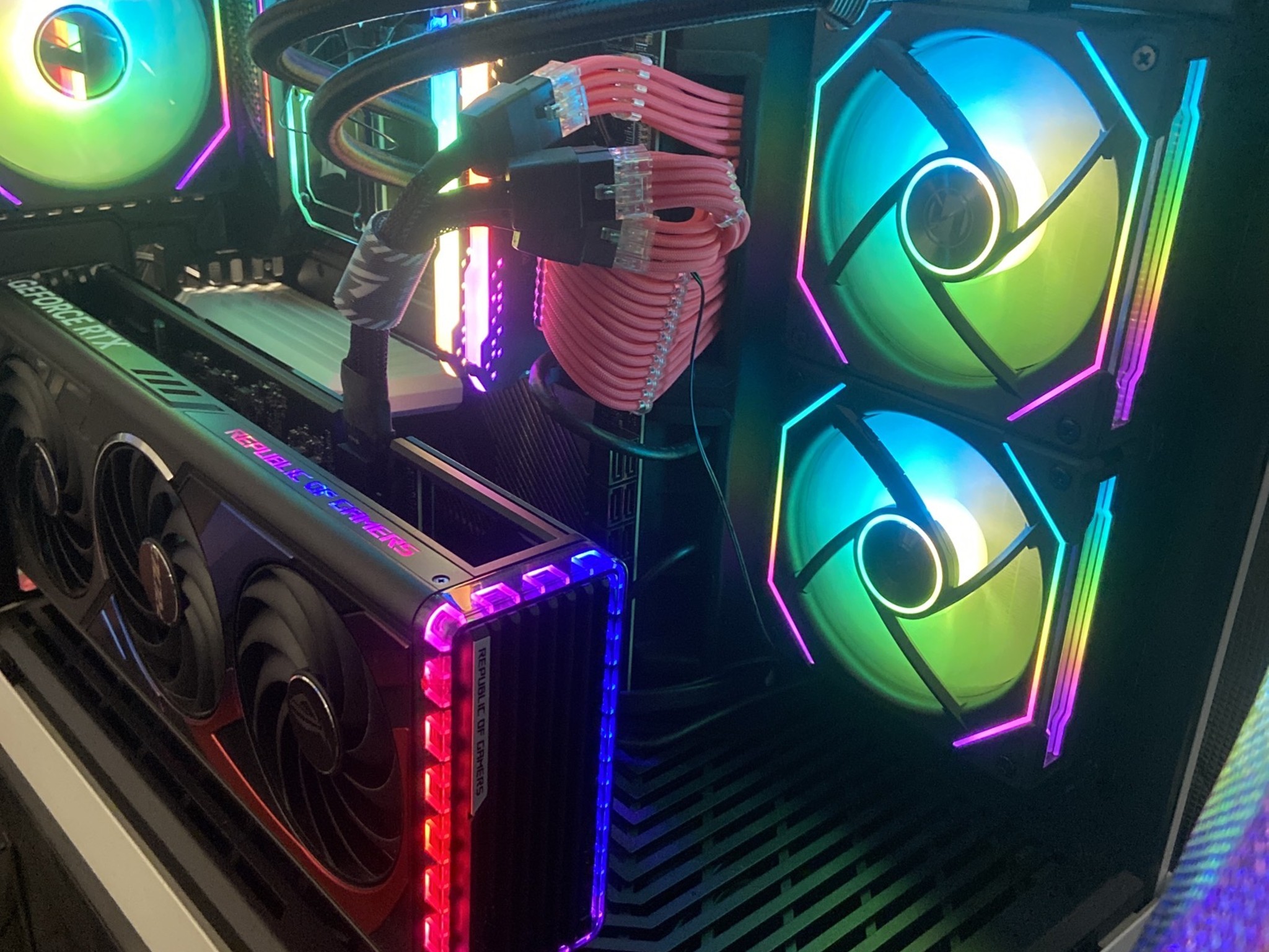 Custom built rog strix 4070ti ryzen 7 5800x
