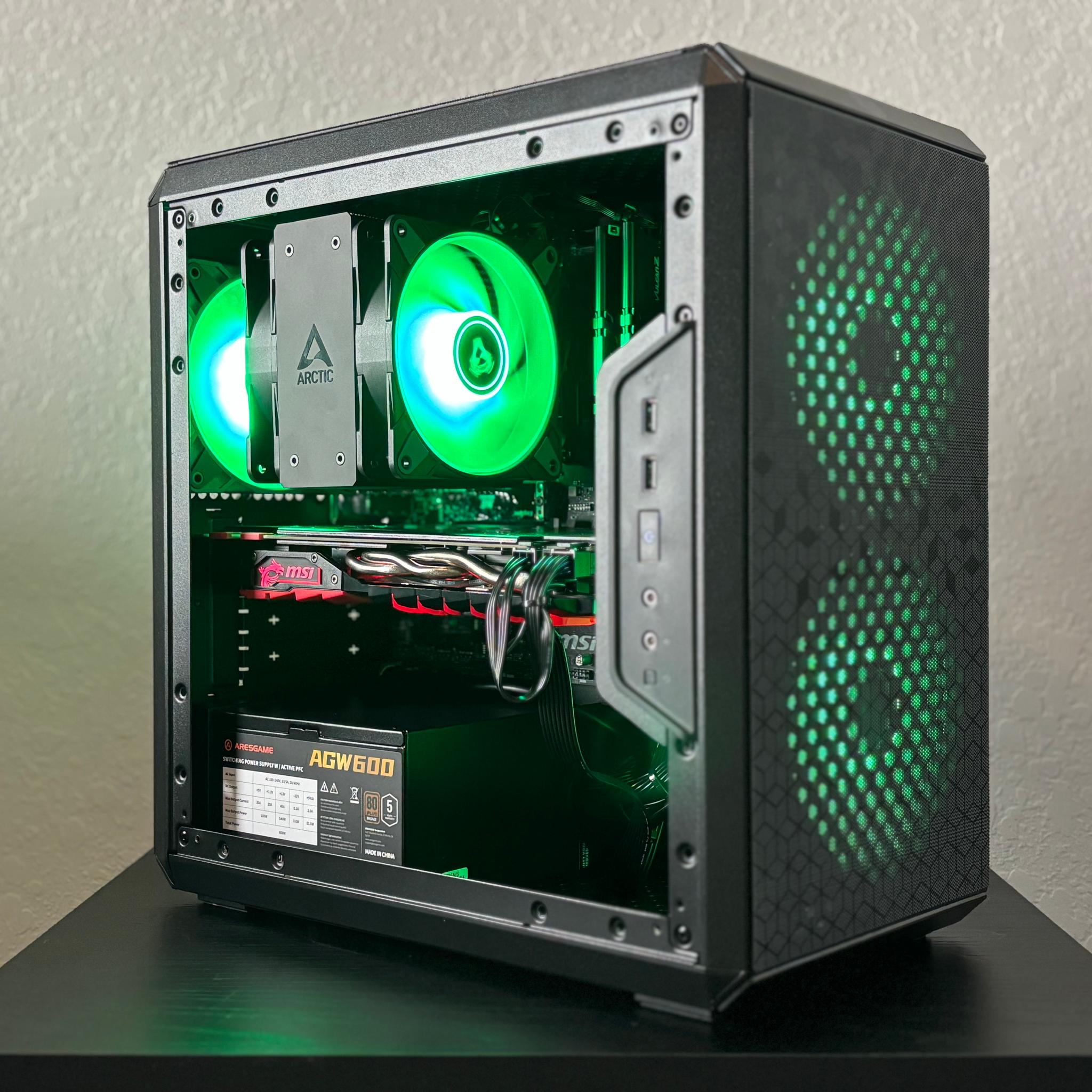 🔥Ryzen 5 5500 | GTX 1070 | 16GB DDR4 | 512GB NVMe | Air-Cooled Gaming PC🔥