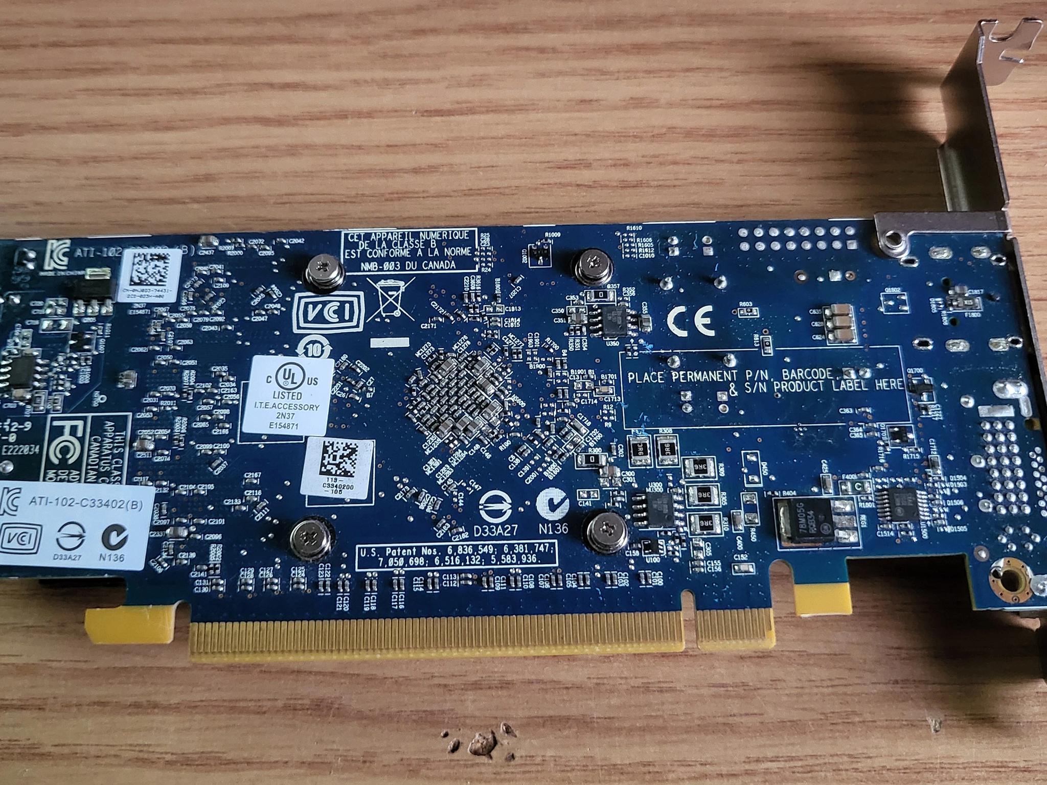 USED AMD Radeon HD 7570 Low Profile Graphics Adapter/Low Power GPU