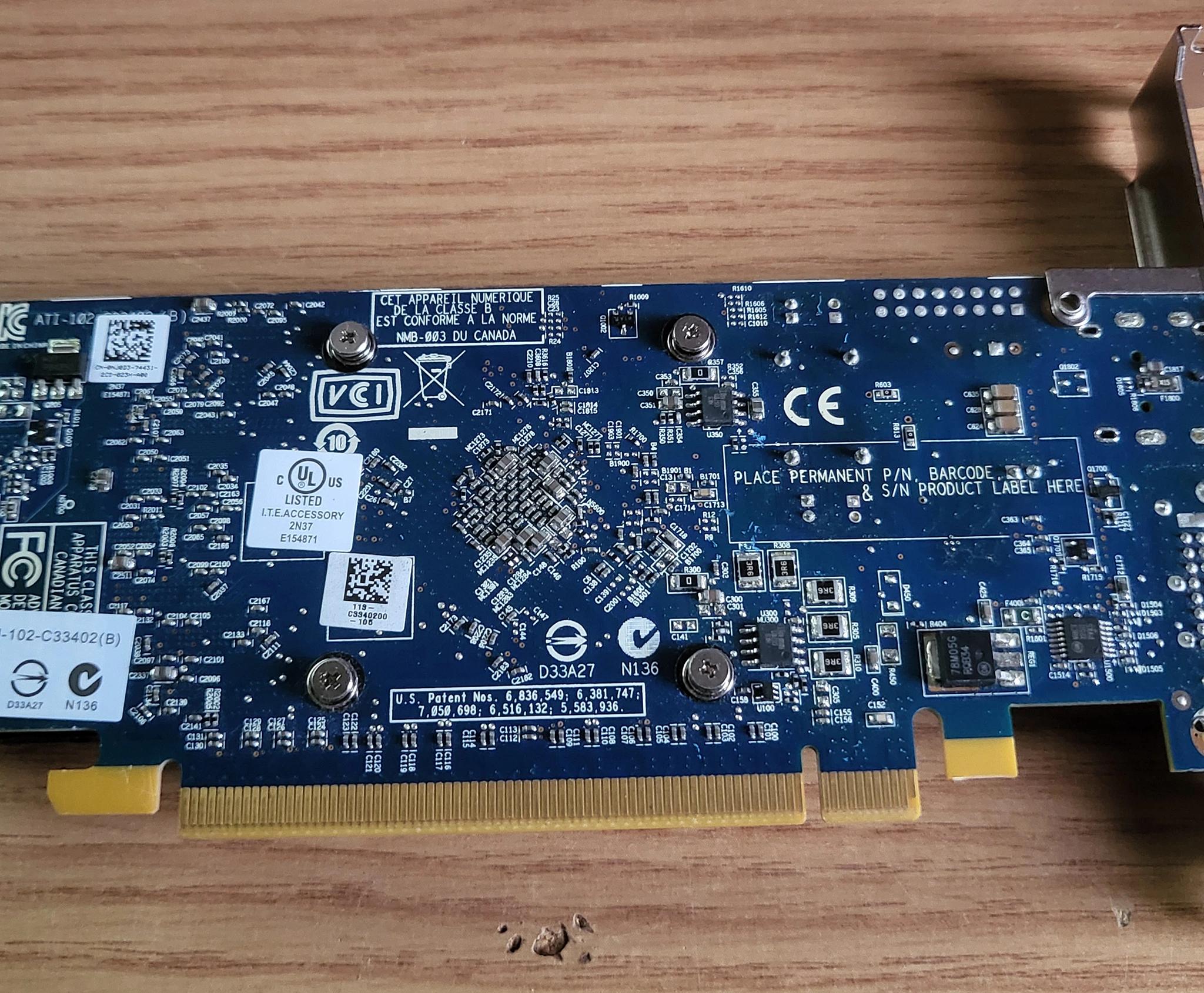 USED AMD Radeon HD 7570 Low Profile Graphics Adapter/Low Power GPU