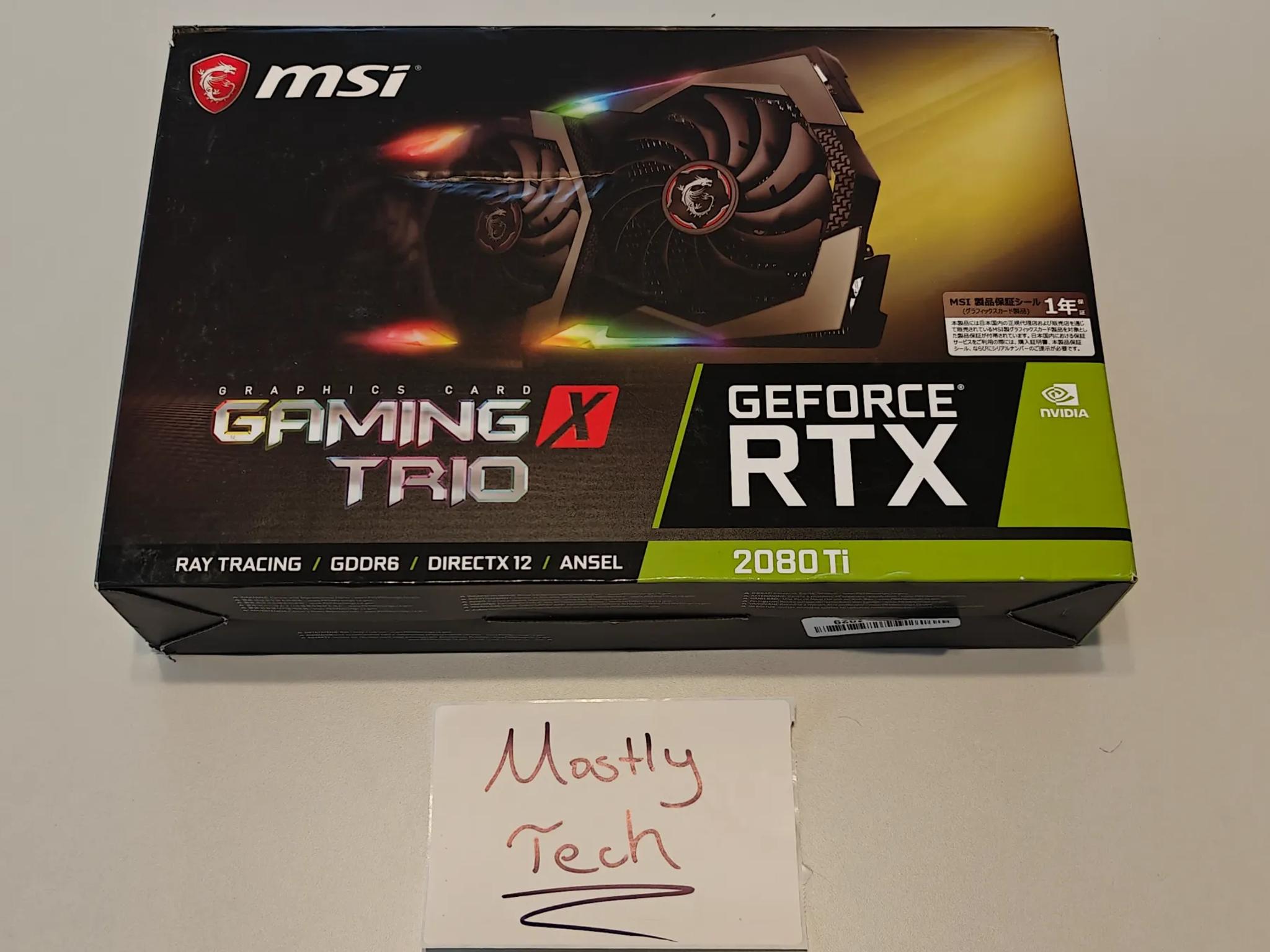 MSI GeForce RTX 2080 TI GAMING X TRIO 11GB