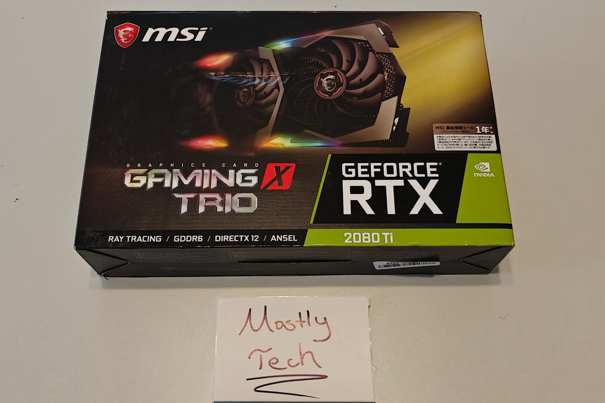 MSI GeForce RTX 2080 TI GAMING X TRIO 11GB