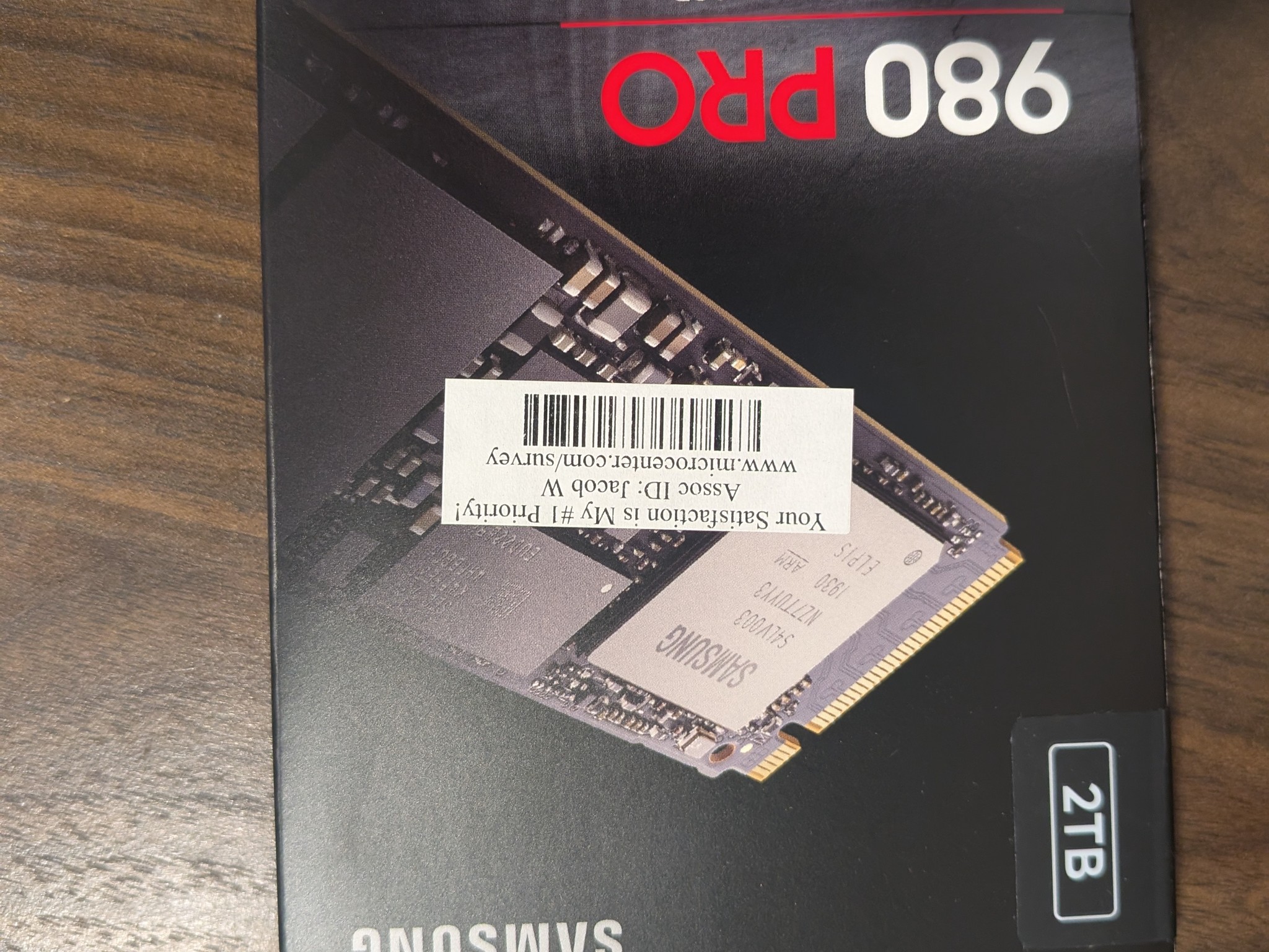 Samsung 980 Pro 2tb