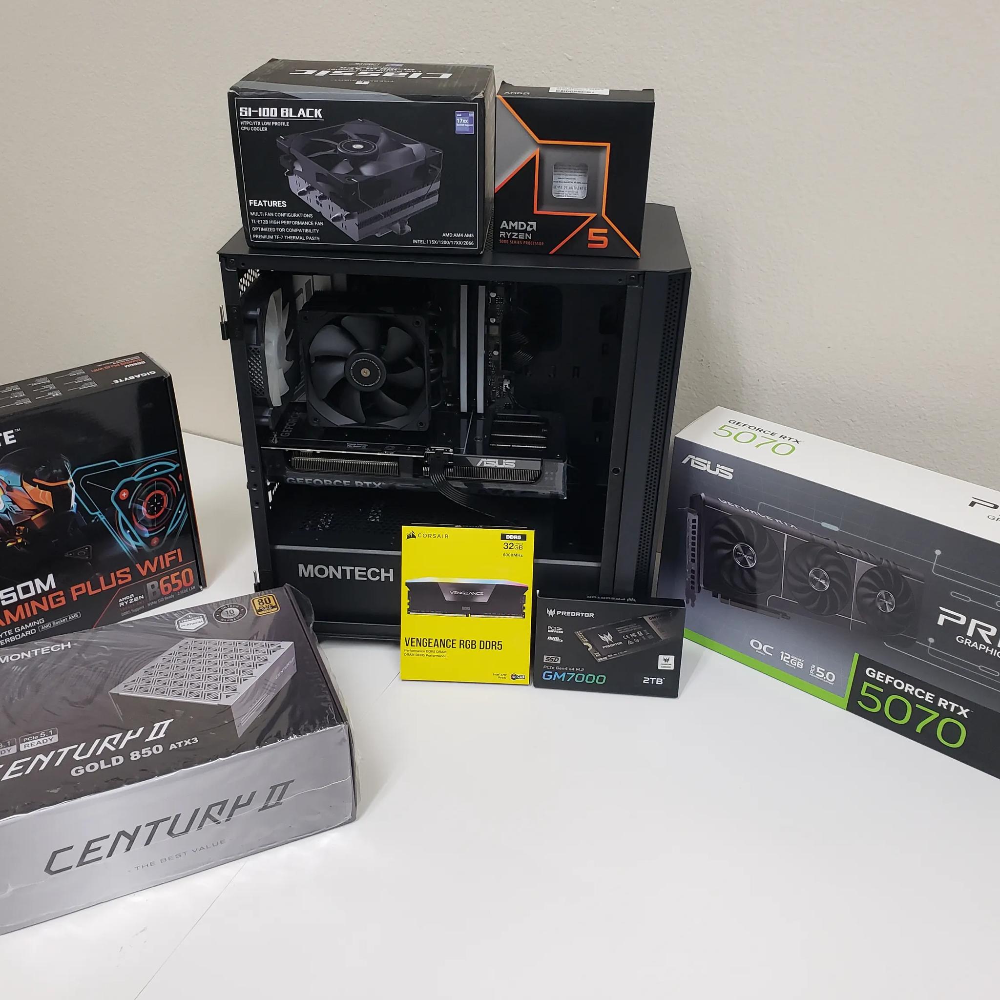 PC Sale! Ryzen 5 9600X, RTX 5070, 32GB-DDR5 6000, 2TB SSD NVMe, 850W PSU