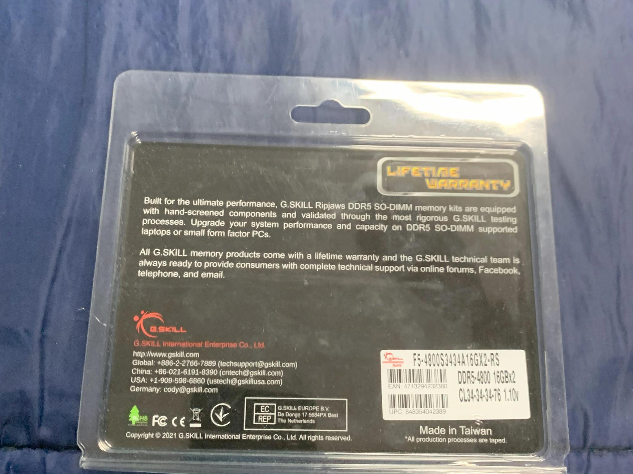 Used OEM Micron DDR5 RAM