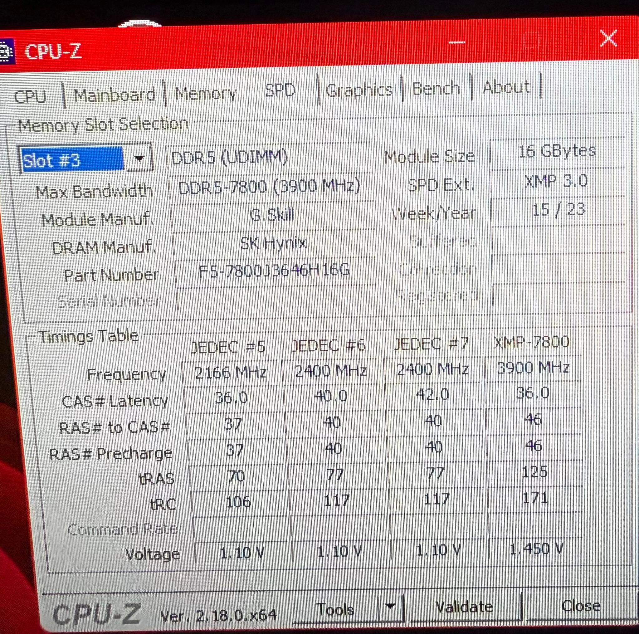 G.SKILL Trident Z5 RGB 32GB (2x16GB) DDR5-7800 CL36 RAM