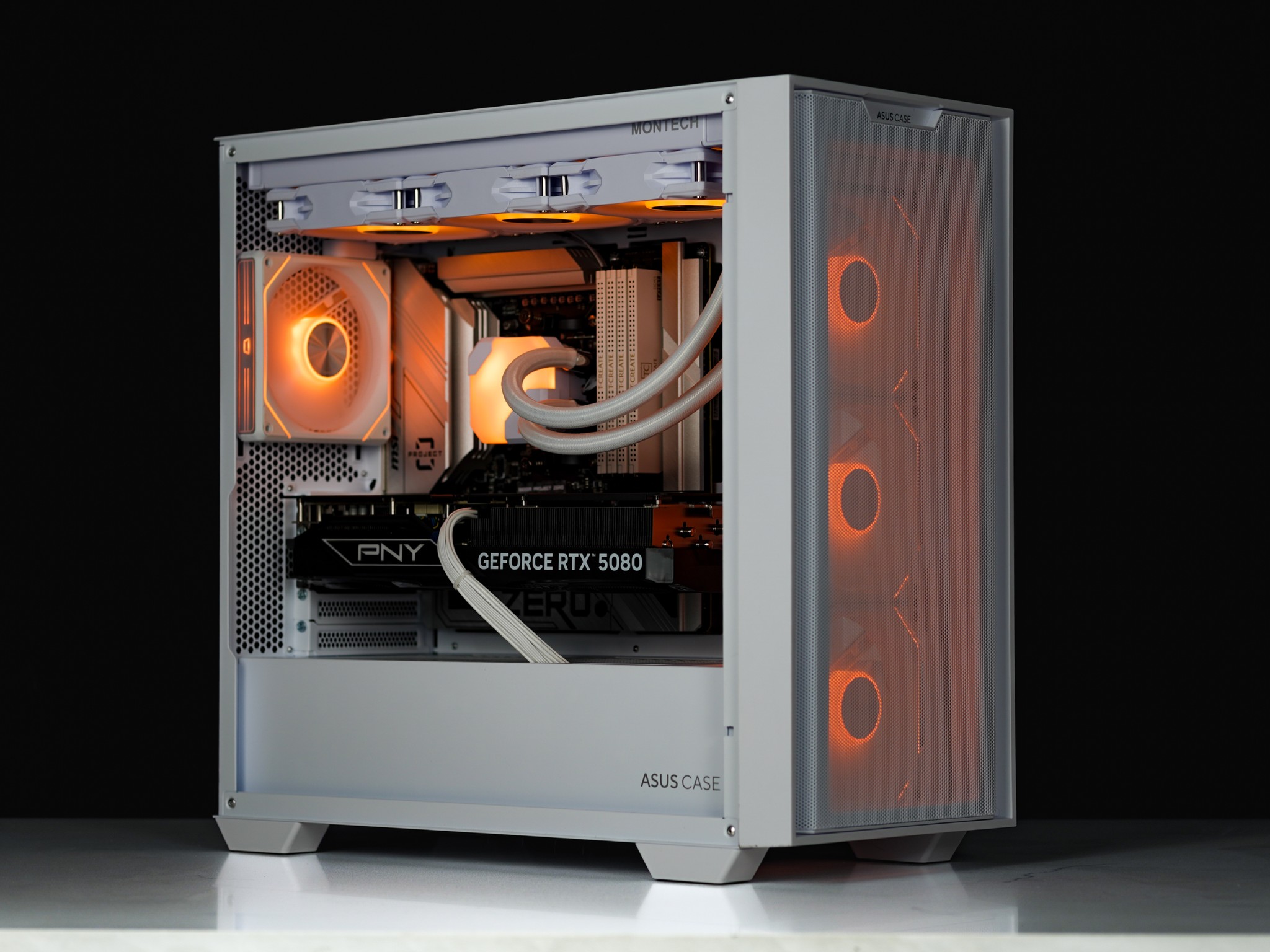High-End Whiteout RGB 1440P/4K Gaming/Streaming PC | 7950X3D | RTX 5080 | 64GB DDR5 | 2TB NVME |