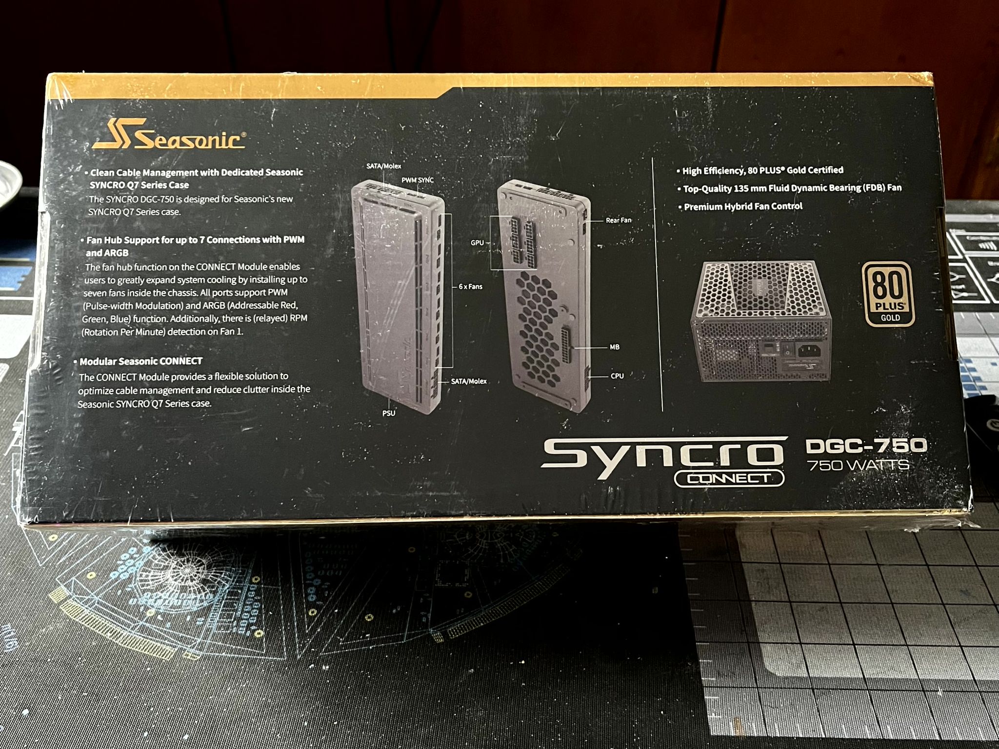 Seasonic Syncro Connect 750W Gold PSU DGC-750